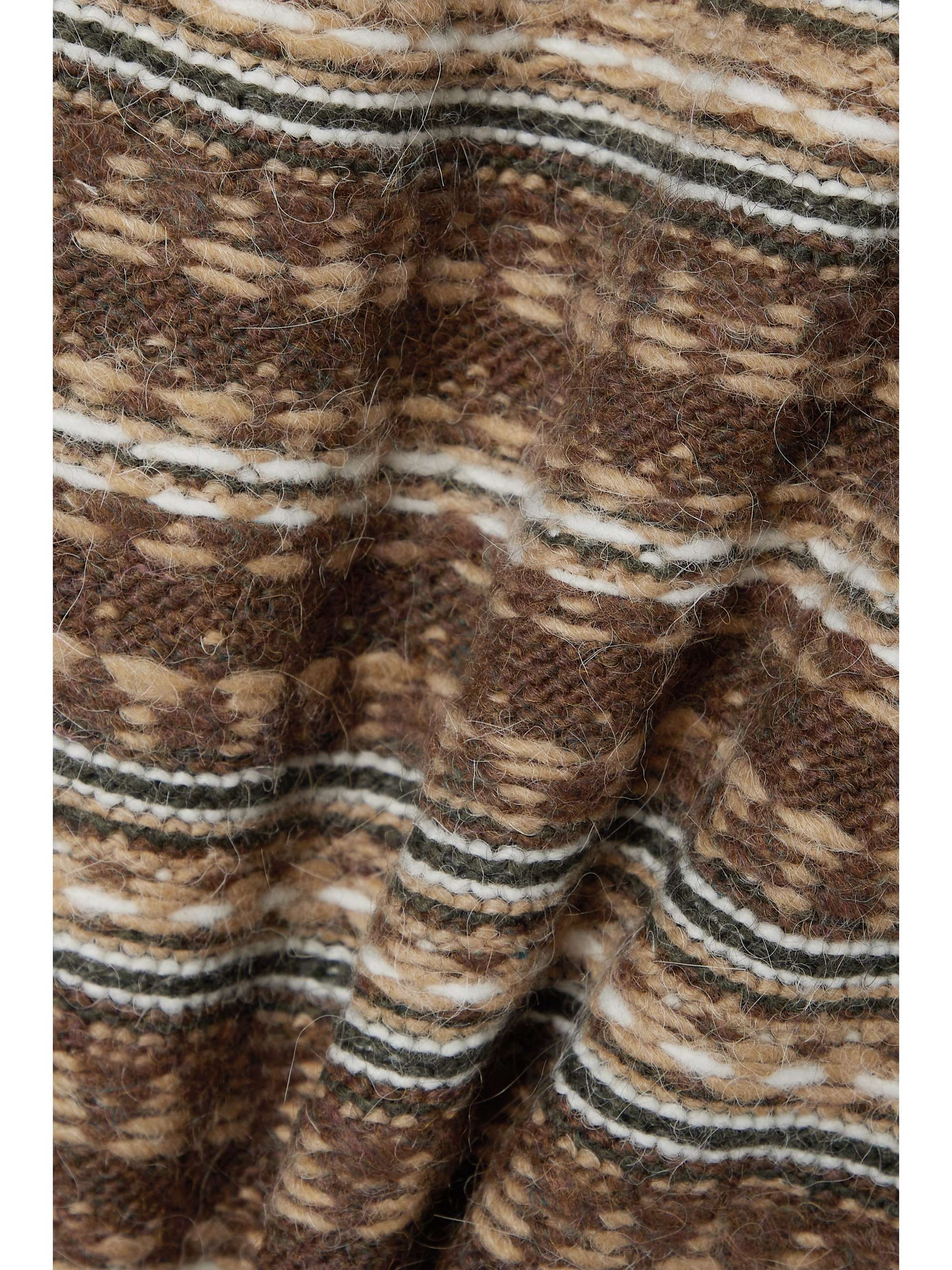 MM6 MAISON MARGIELA 大廓形提花针织高领毛衣