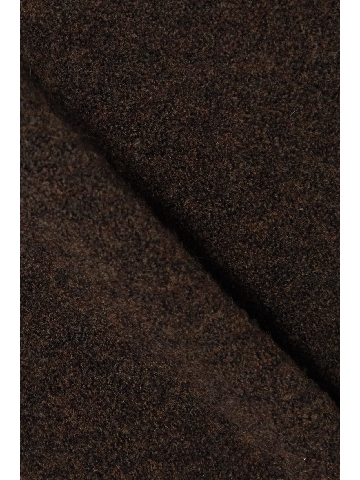 Nanushka Meo Strapless Wool-blend Bouclé Top In Brown