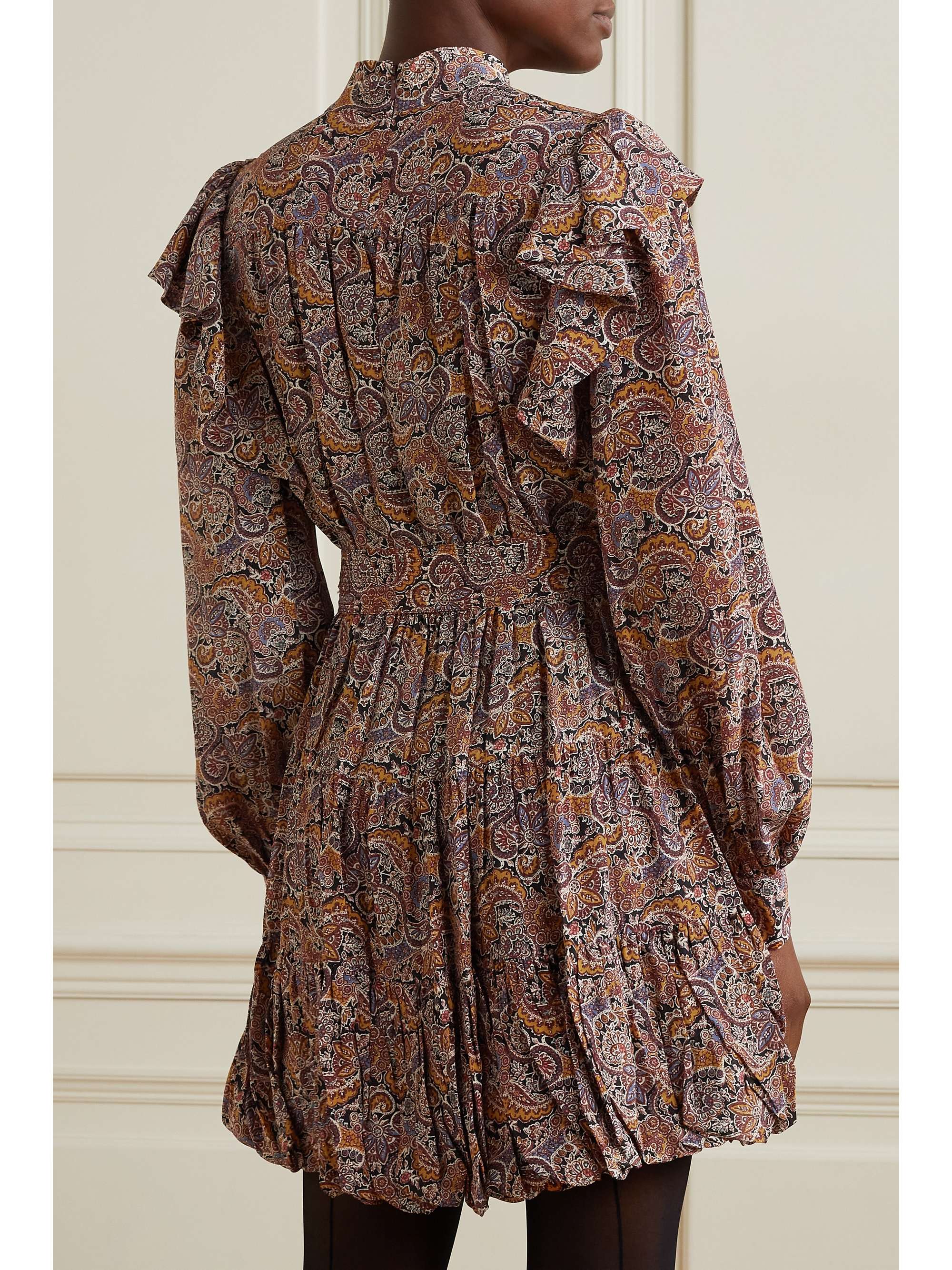 ulla johnson leopard dress