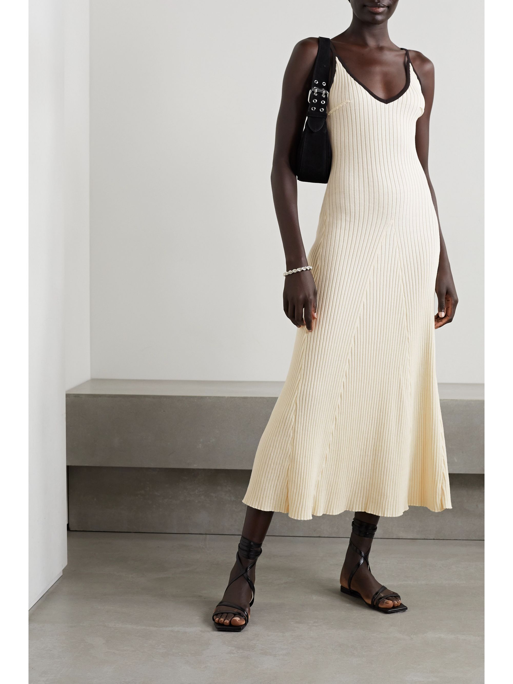 anna quan ribbed dress