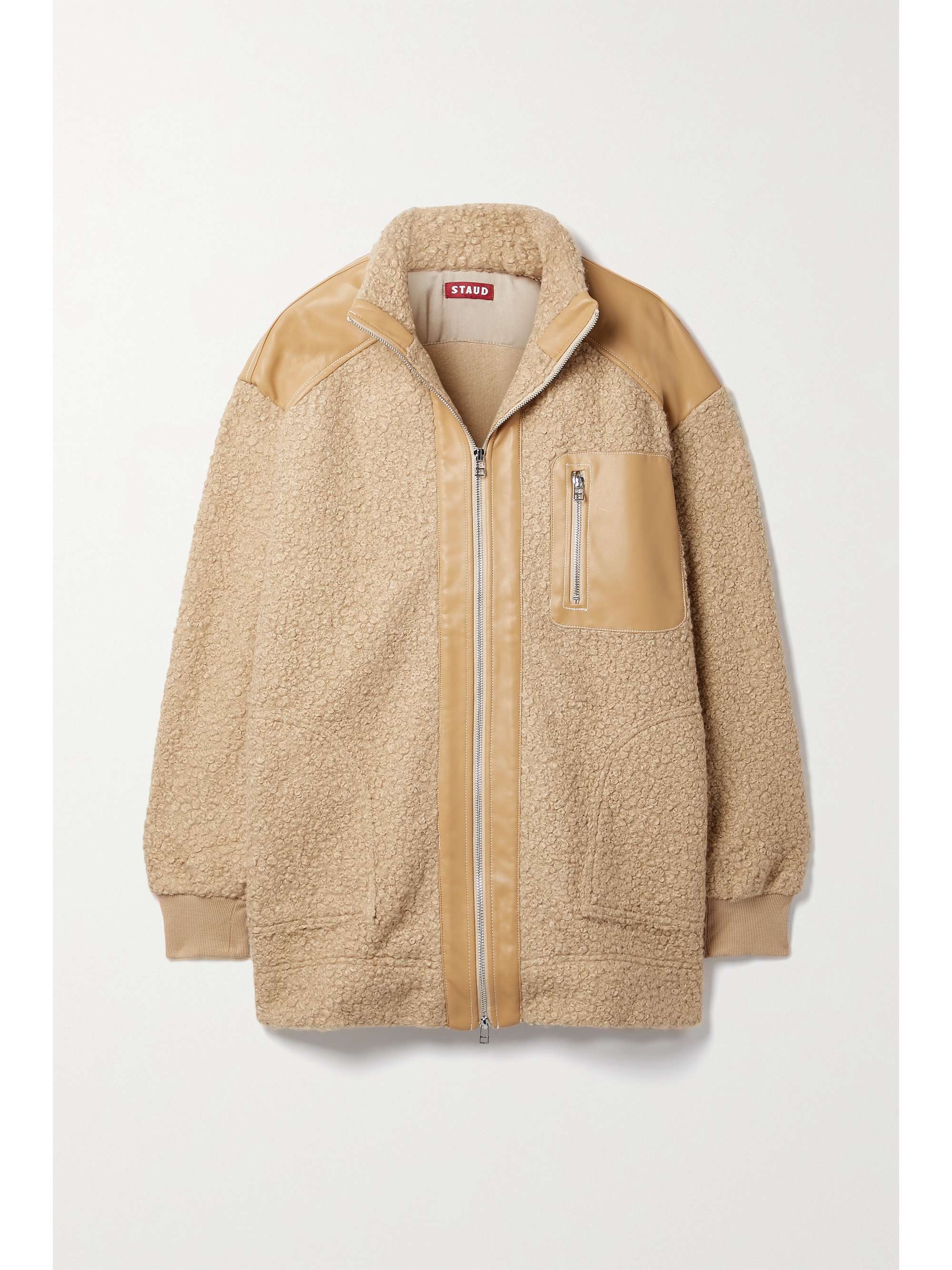 camel fleece jacket