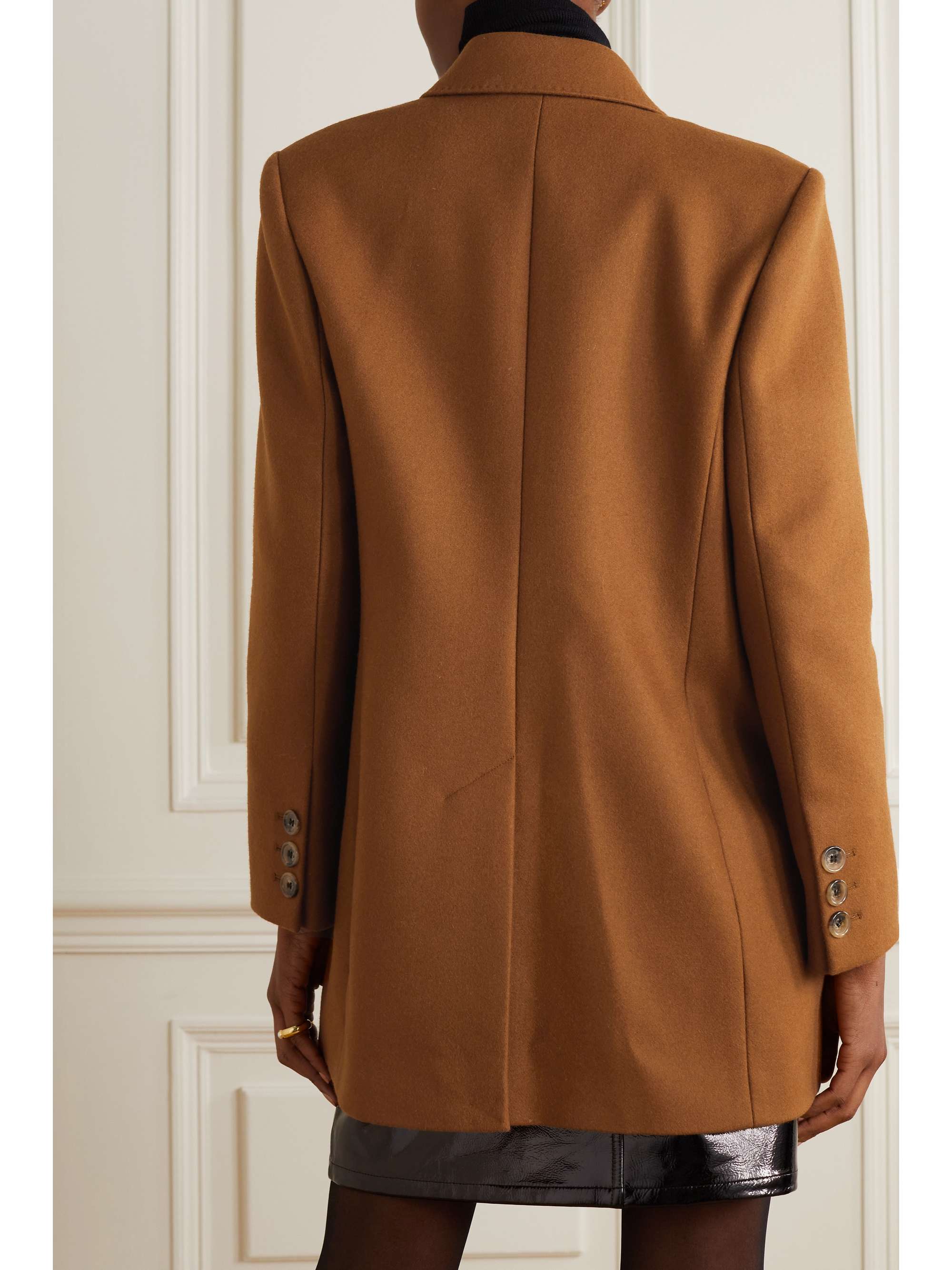 tan oversized blazer