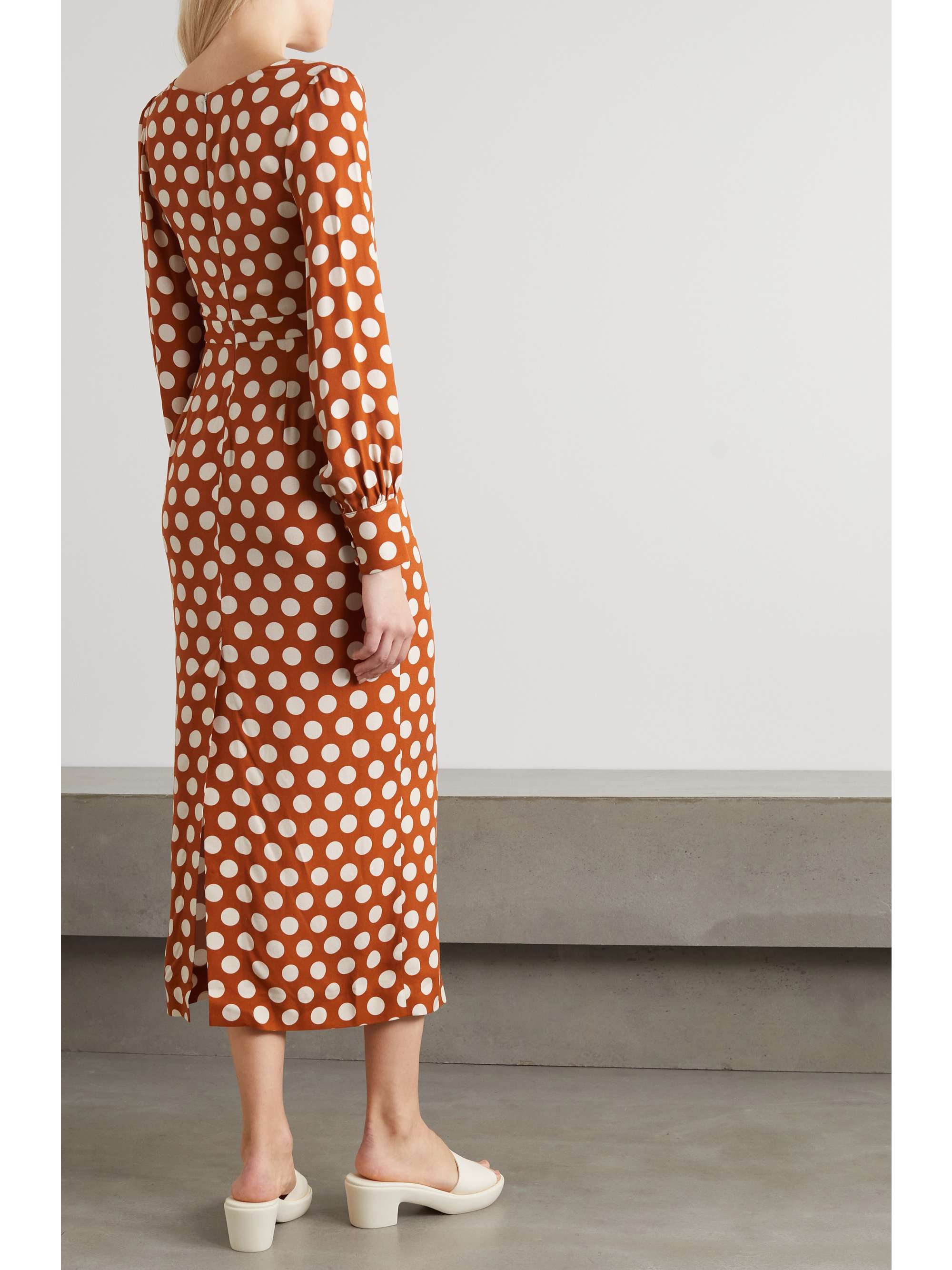 spotty wrap dress second female