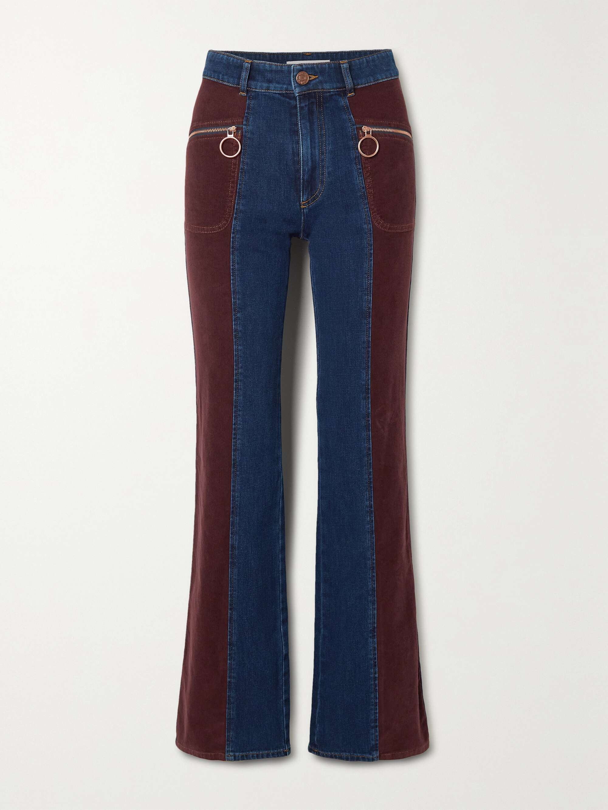stretch flare jeans
