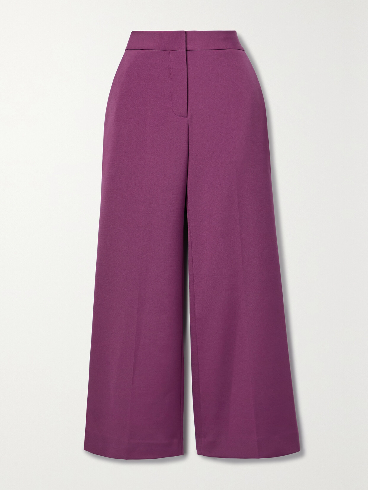 VICTORIA, VICTORIA BECKHAM Cropped Crepe Flared Pants