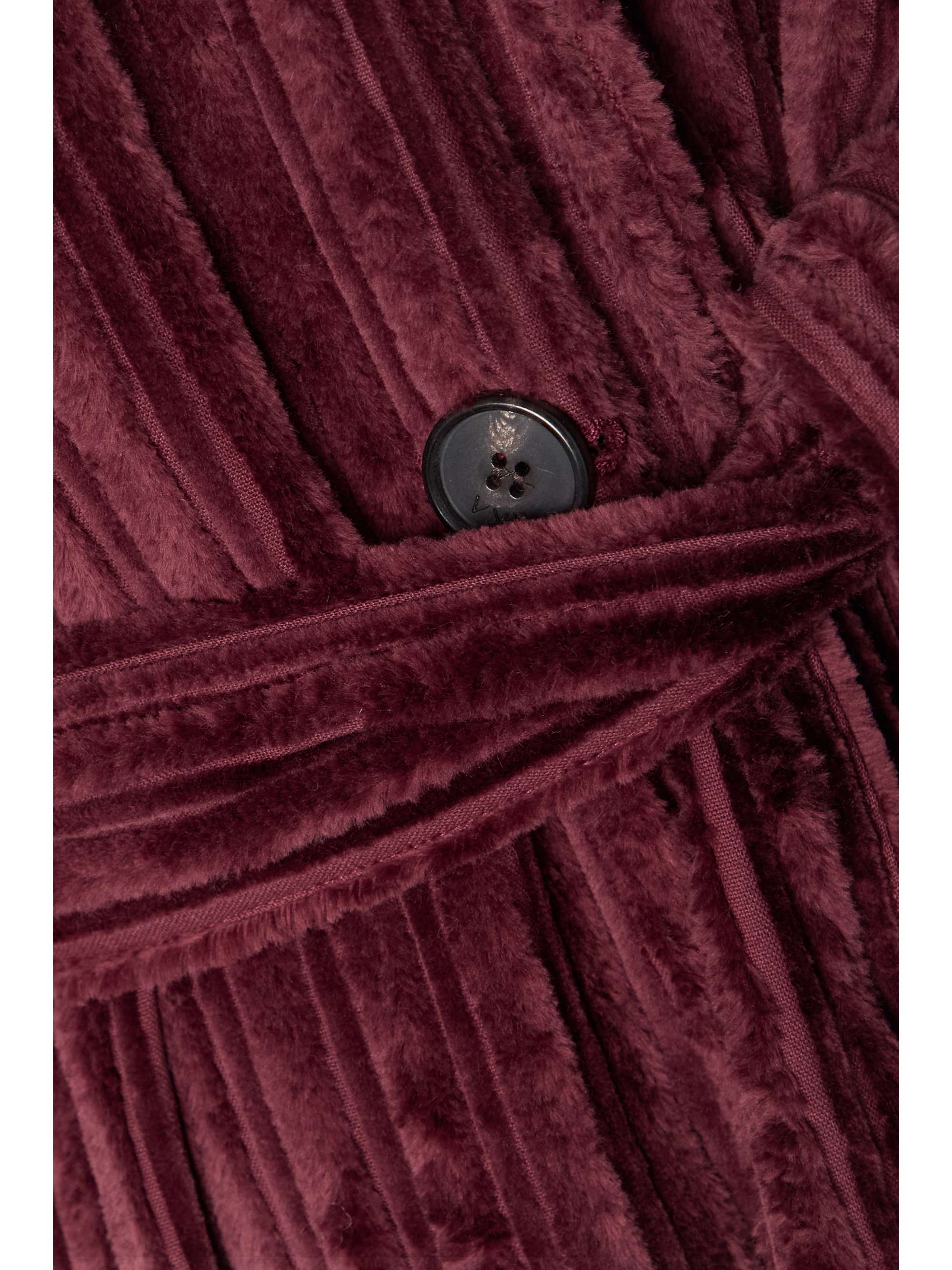 VICTORIA, VICTORIA BECKHAM Belted cotton-corduroy coat