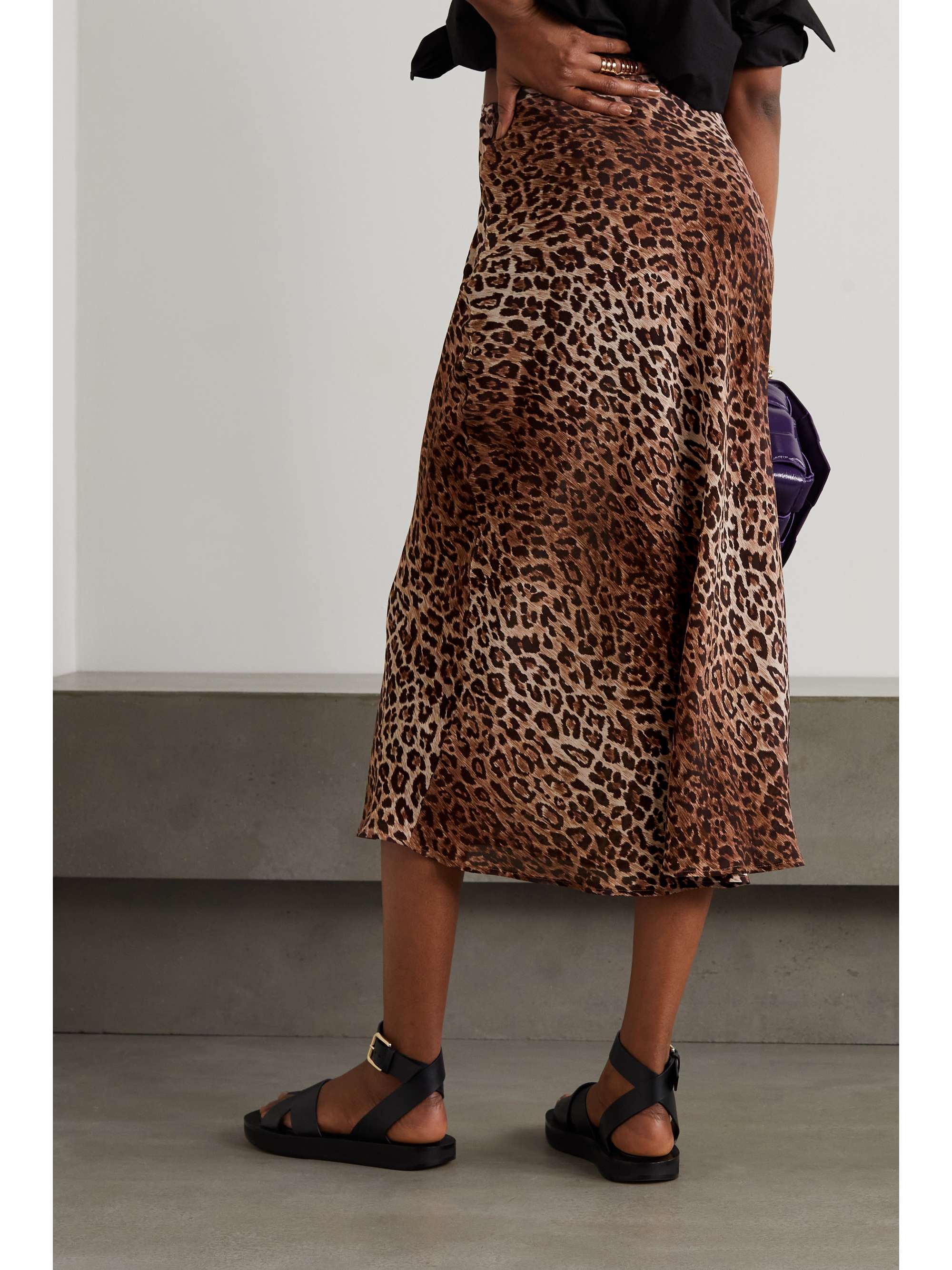 rixo leopard print skirt