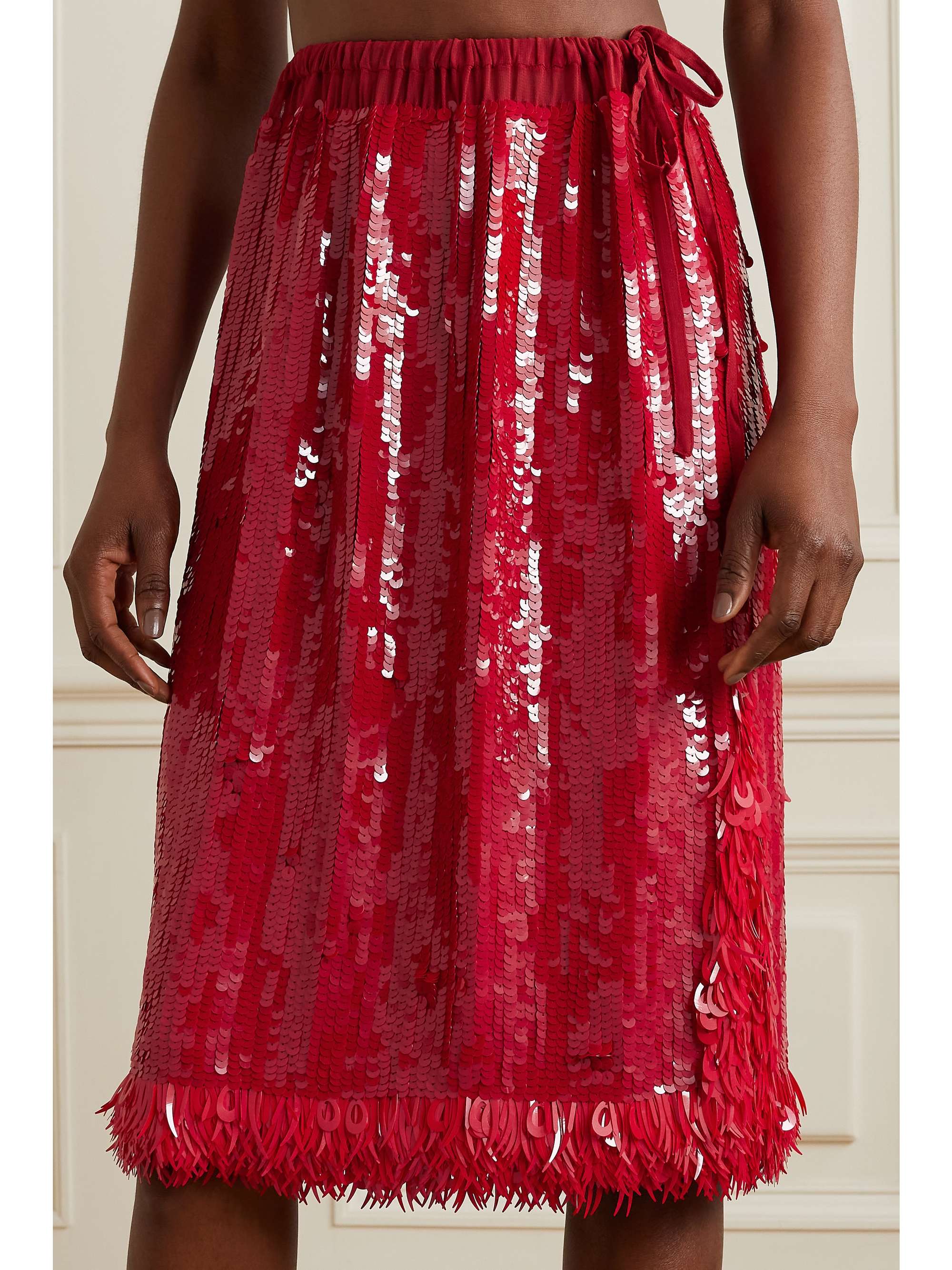 dries van noten tulle skirt