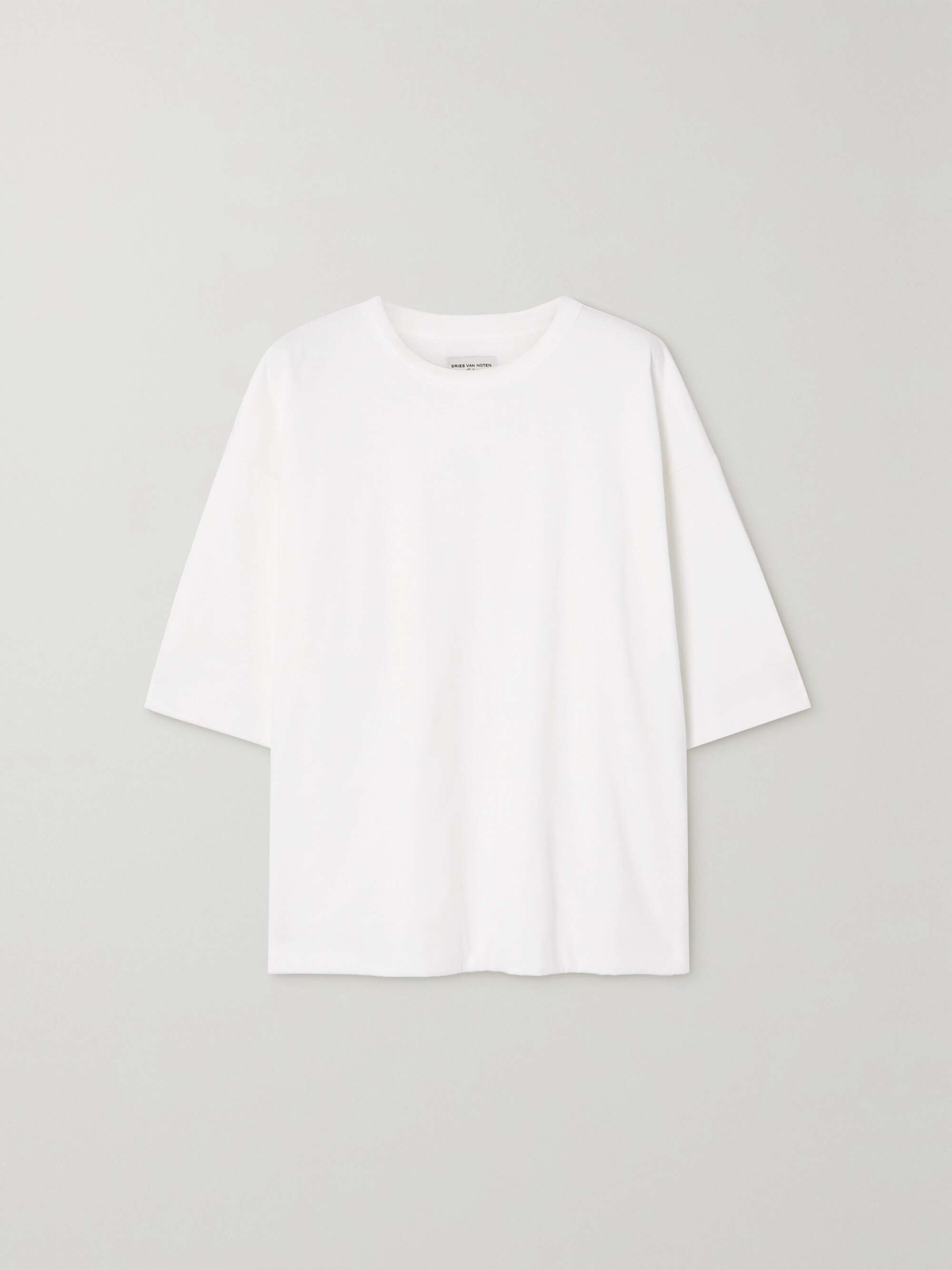 DRIES VAN NOTEN Supima cotton-blend jersey T-shirt | NET-A-PORTER