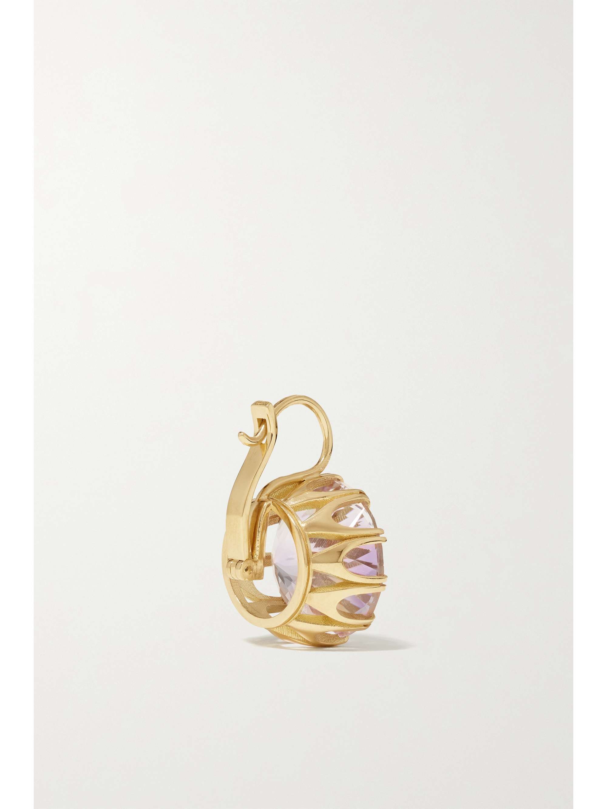 ILEANA MAKRI Crown 18-karat gold topaz earrings