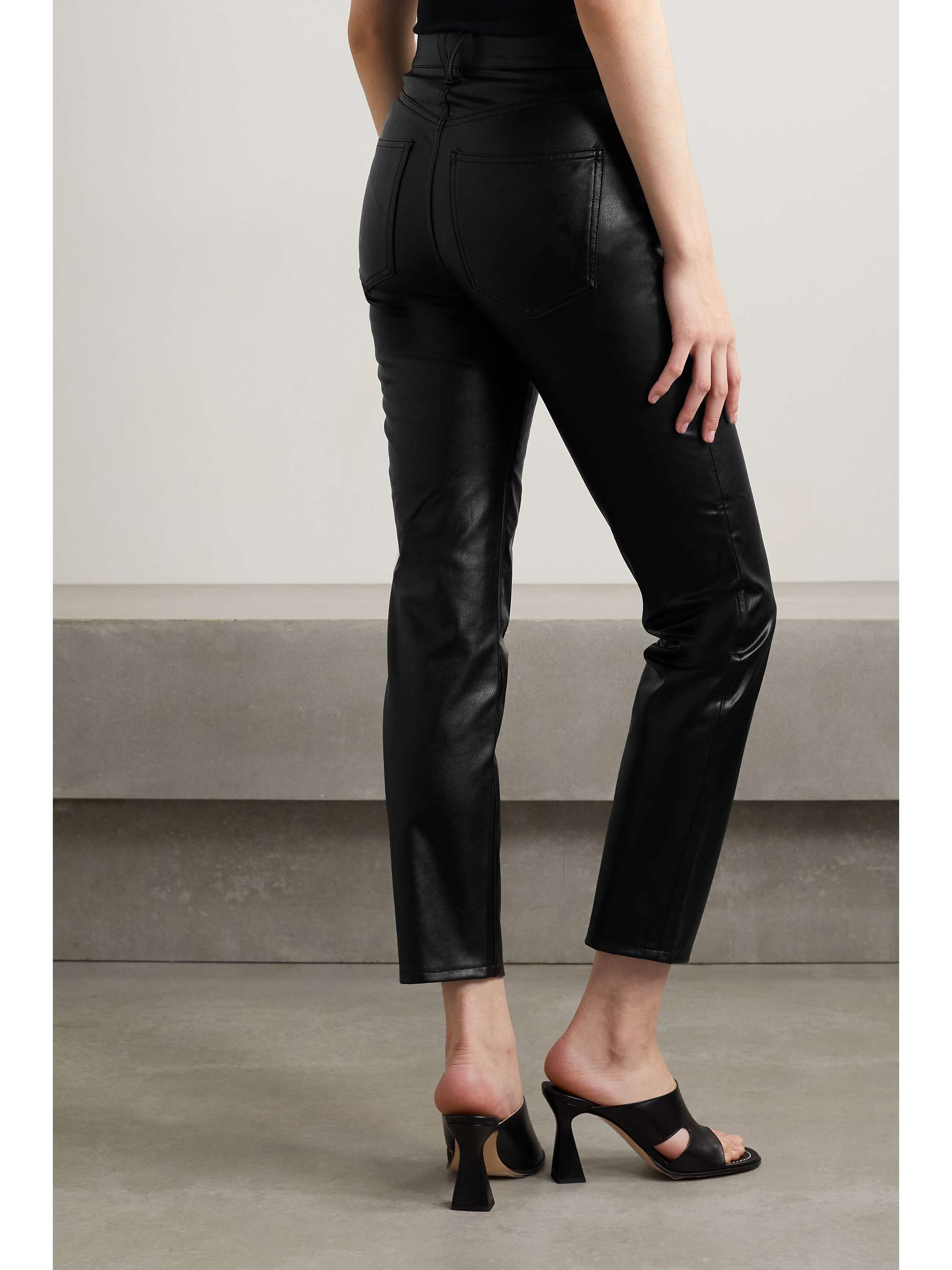 veronica beard leather pants