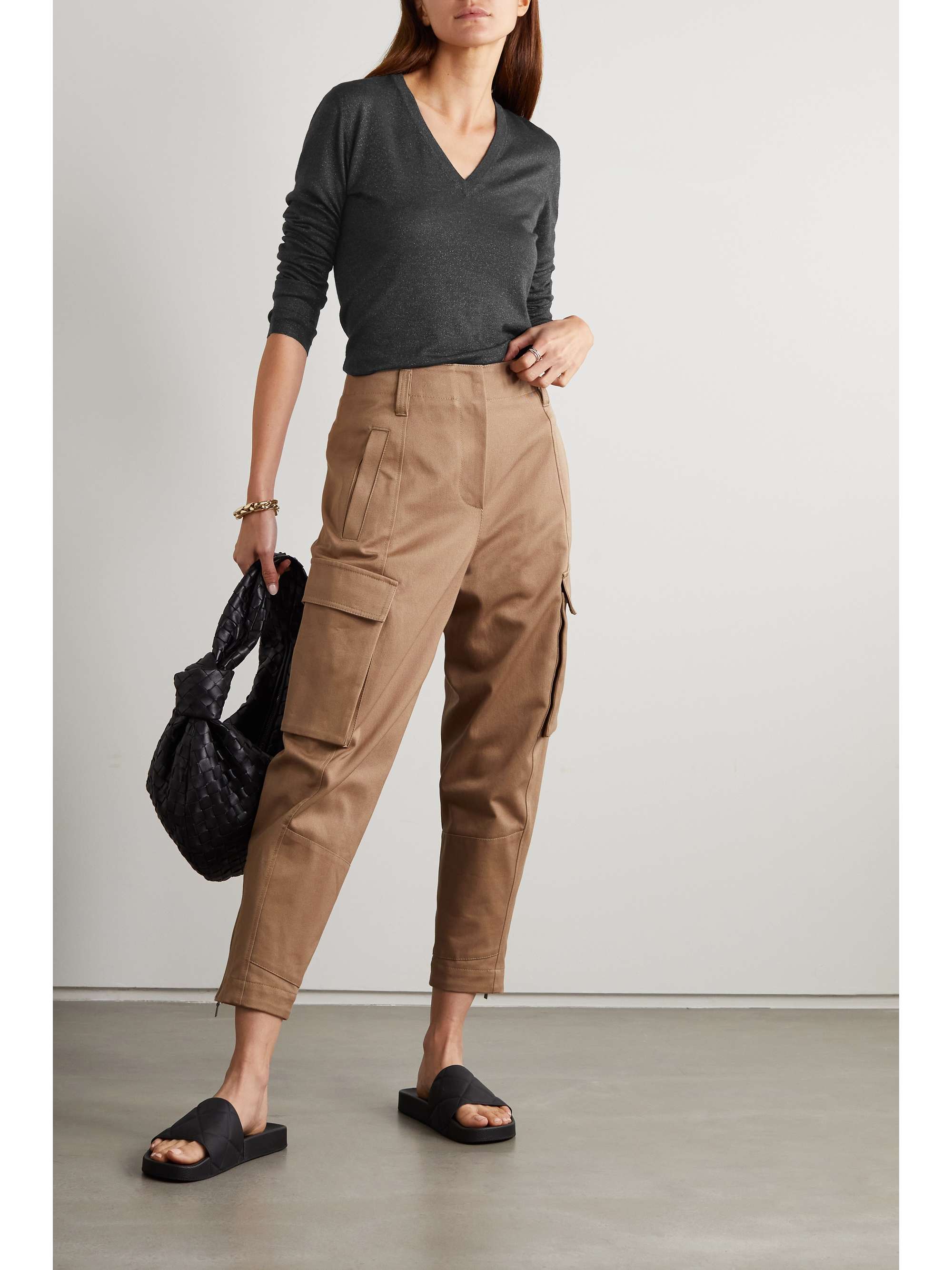 THE ROW Moto leather leggings | NET-A-PORTER