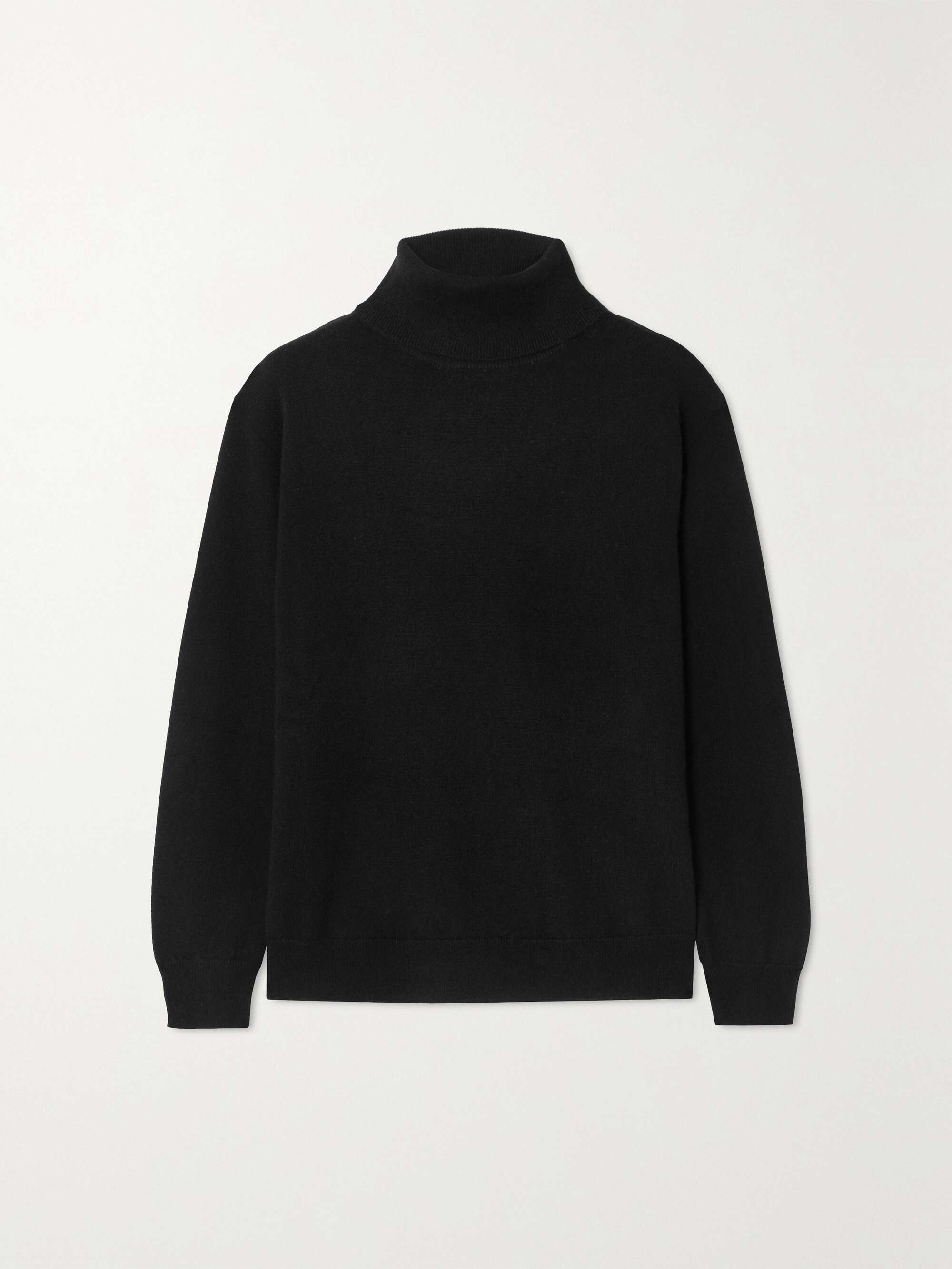 Black Bead-embellished cashmere turtleneck sweater | BRUNELLO CUCINELLI ...