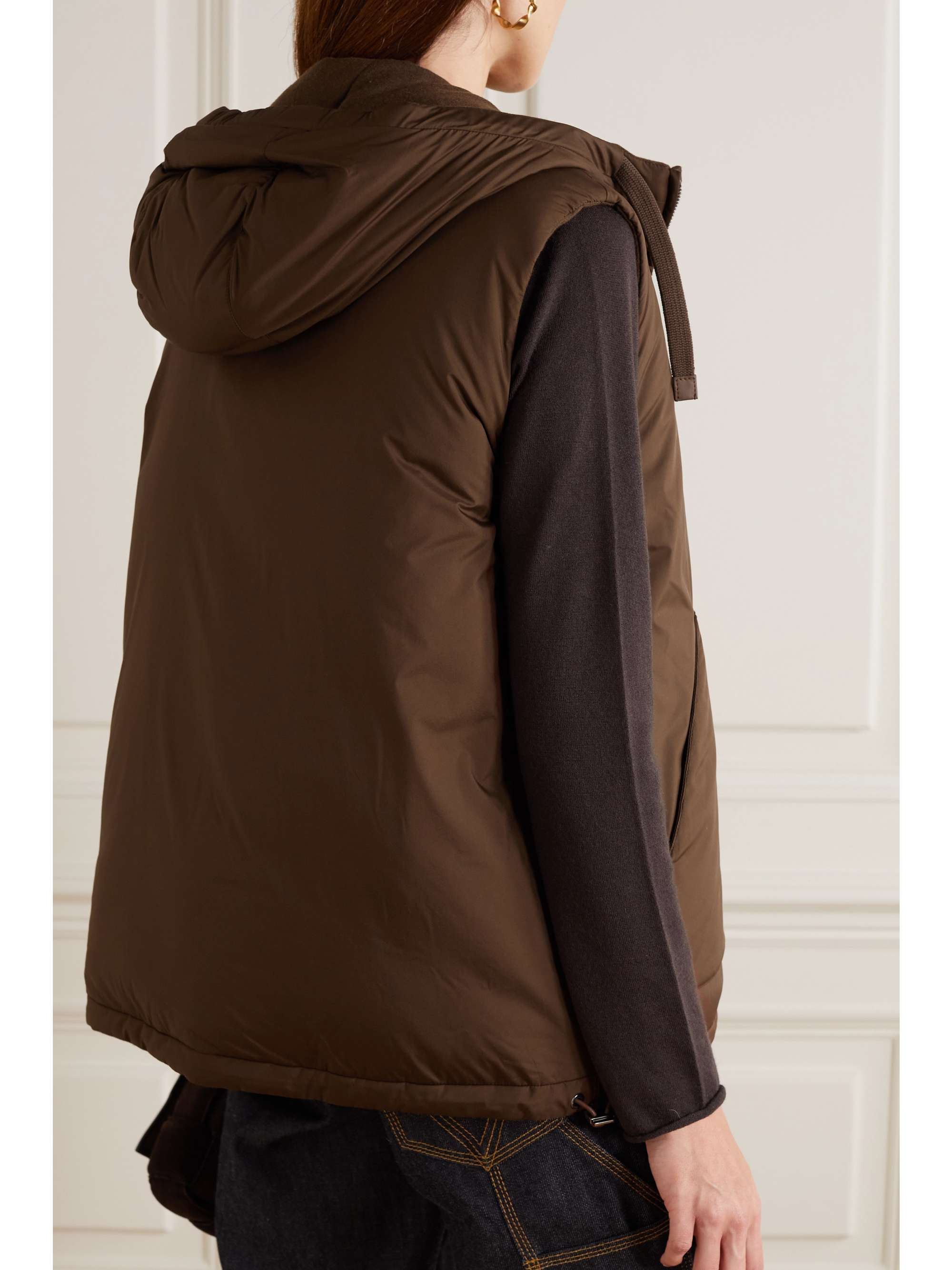 LORO PIANA Brant hooded shell down vest