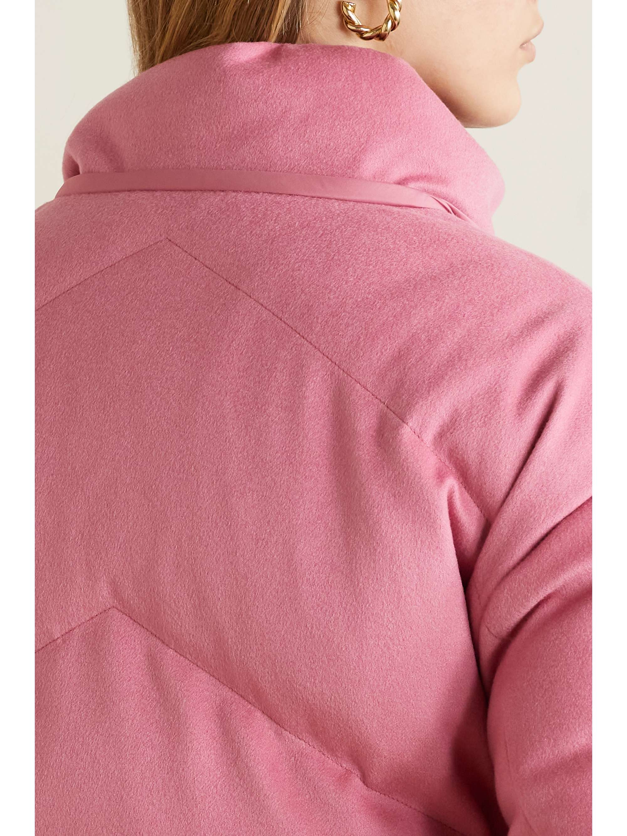 LORO PIANA Prevel hooded quilted cashmere down jacket