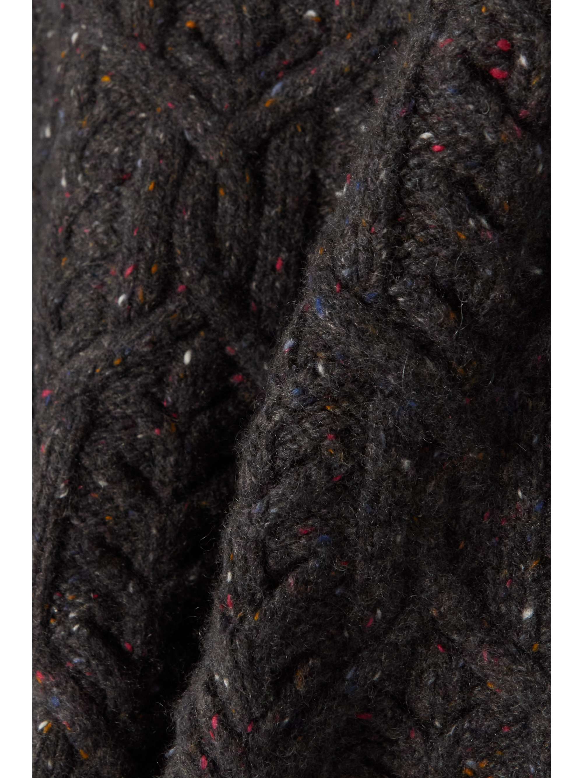 LORO PIANA Pontaccio Kaschmirpullover mit Rollkragen und Zopfstrickmuster