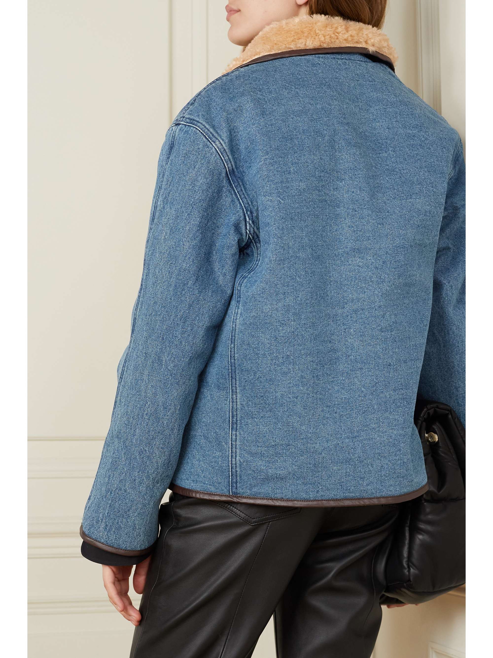 Mid denim Townes reversible faux 