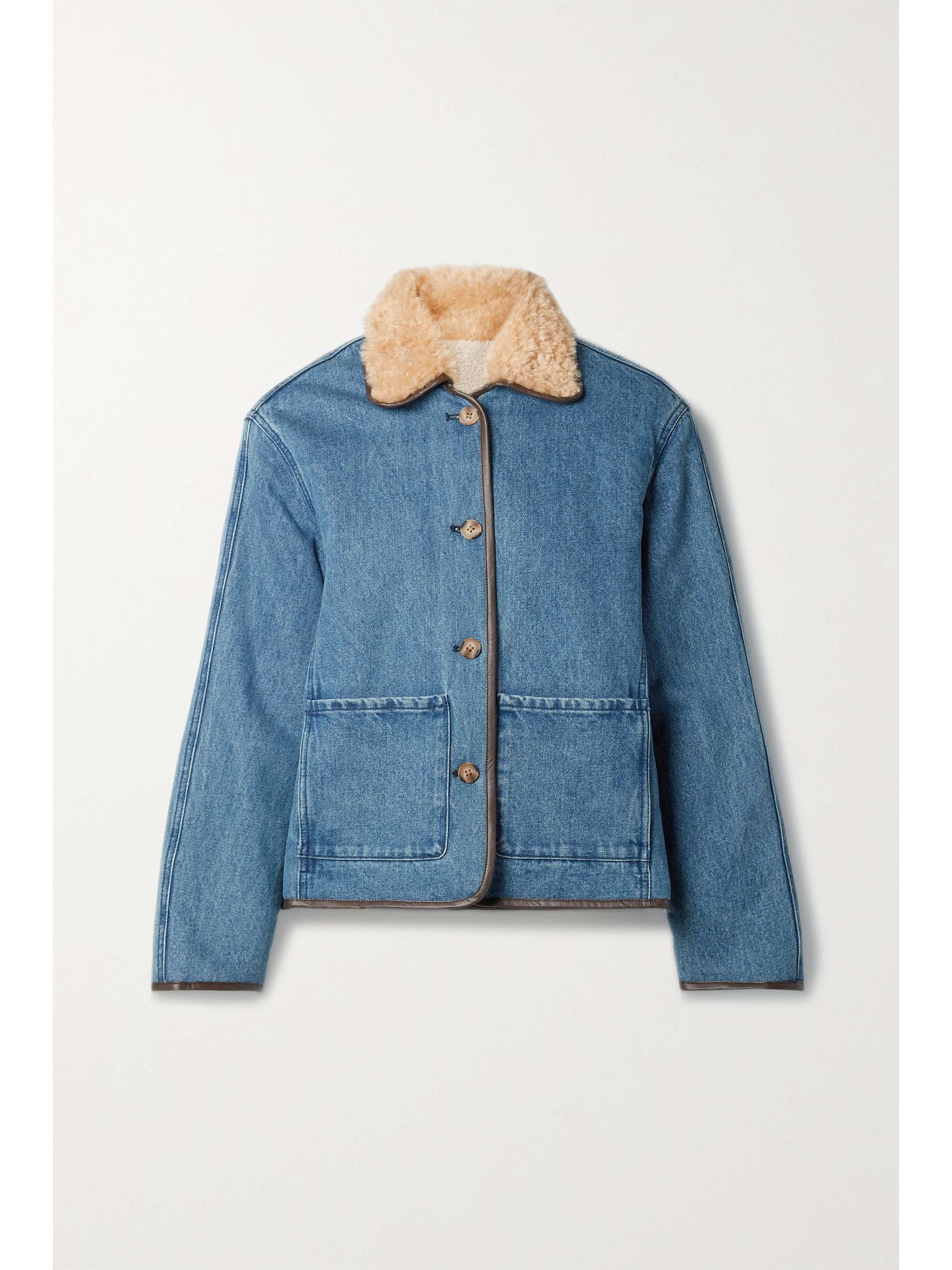 Mid denim Townes reversible faux 