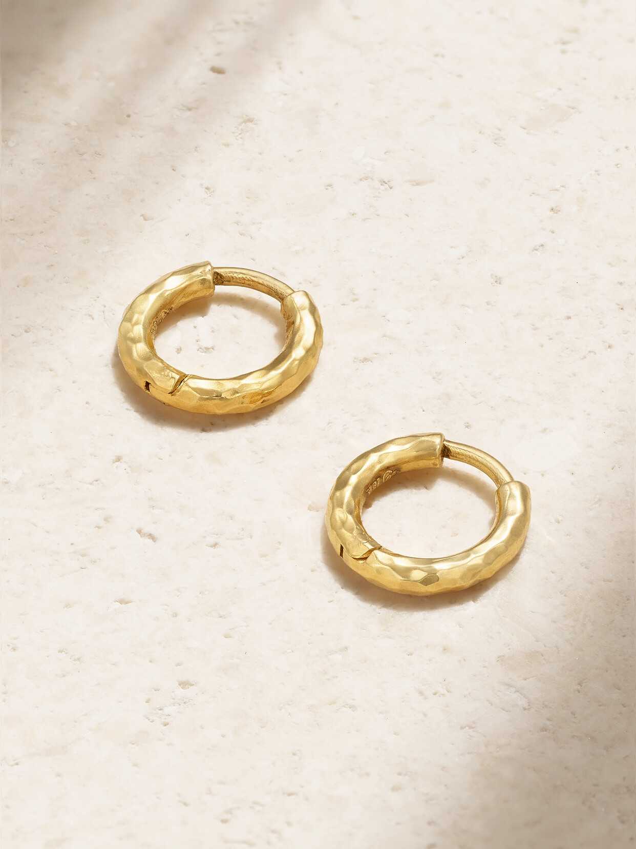 Octavia Elizabeth + Net Sustain Micro Gabby 18-karat Recycled Gold Hoop Earrings