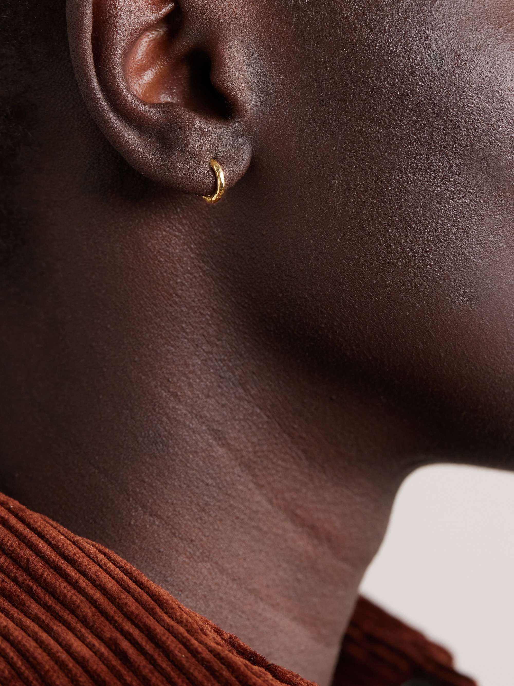 OCTAVIA ELIZABETH + NET SUSTAIN Micro Gabby 18-karat recycled gold hoop earrings