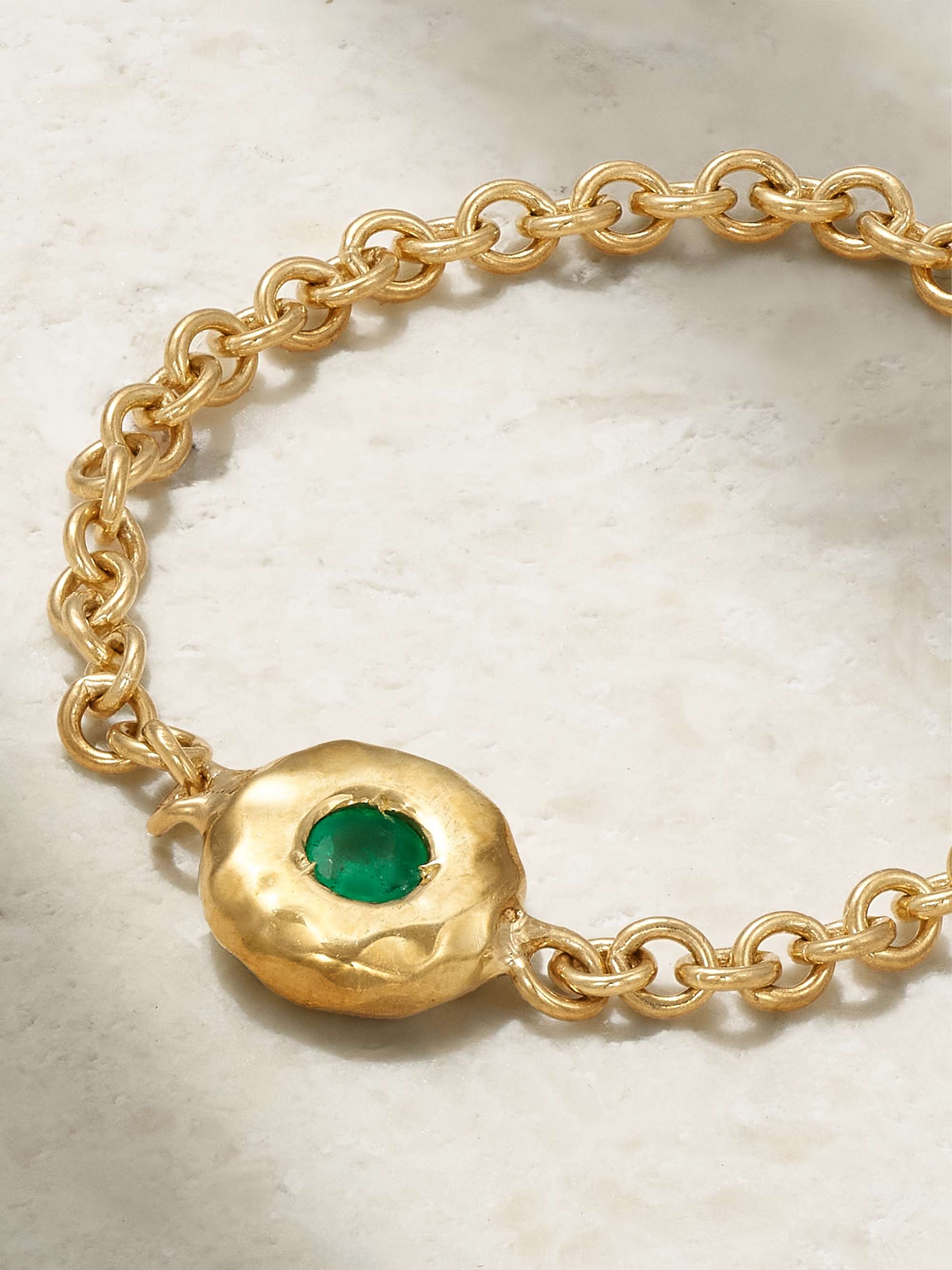 OCTAVIA ELIZABETH + NET SUSTAIN Nesting Gem 18-karat gold emerald ring