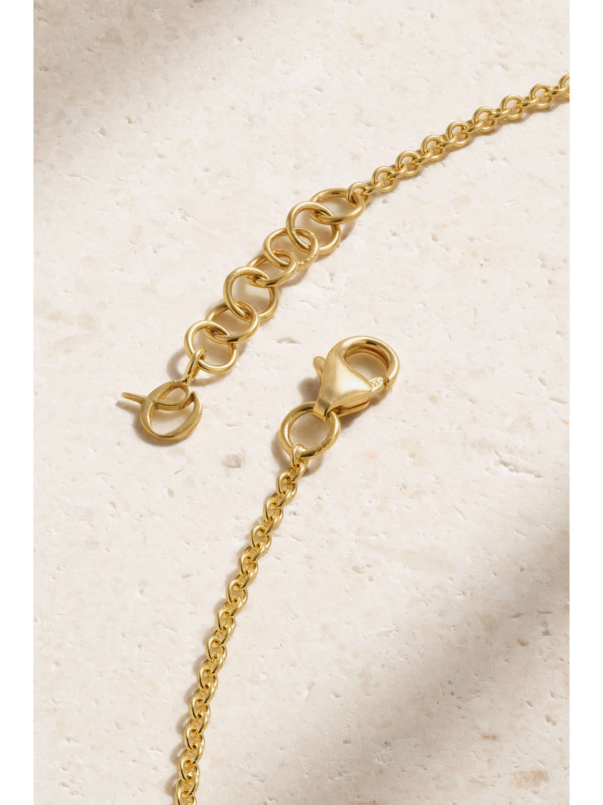 OCTAVIA ELIZABETH + NET SUSTAIN Nesting Gem 18-karat recycled gold diamond bracelet