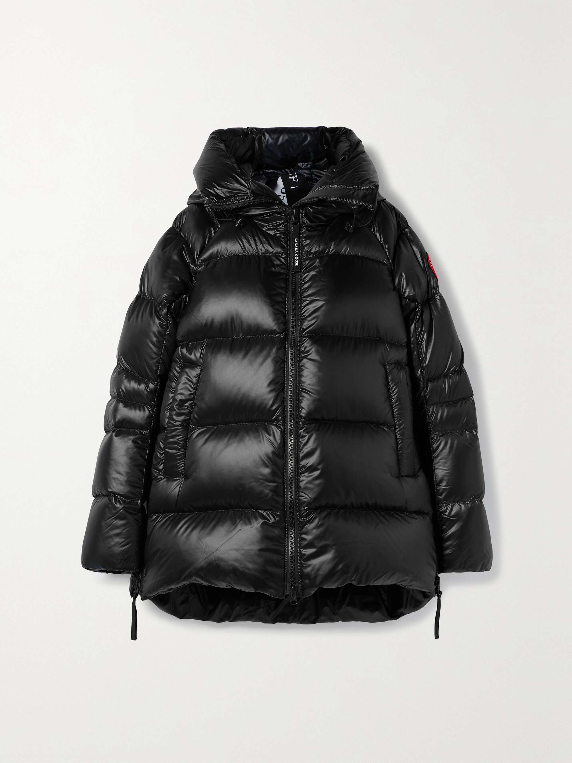 CANADA GOOSE Cypress hooded quilted recycled shell down jacket | NET-A ...