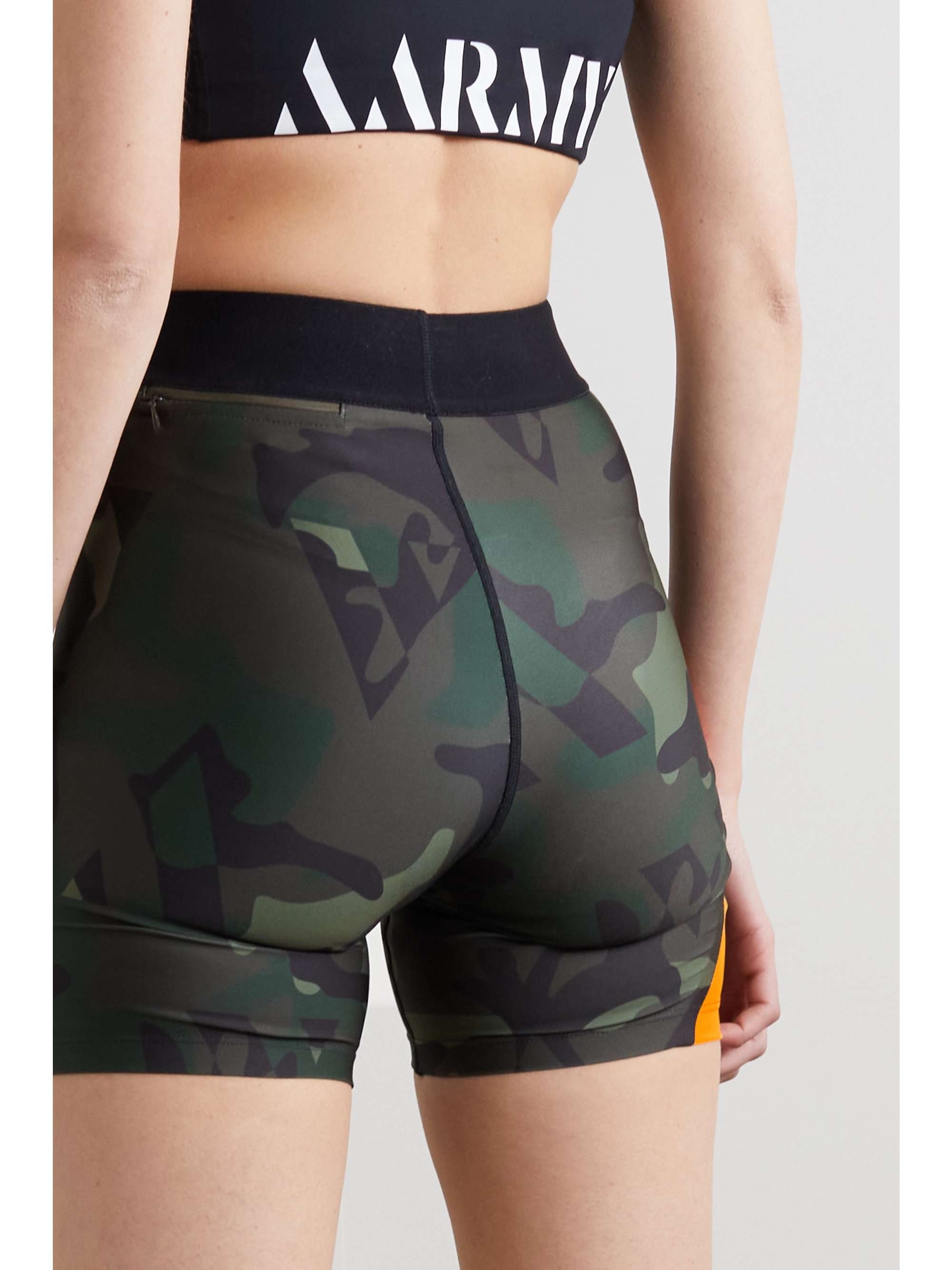 AARMY Romeo camouflage-print stretch shorts