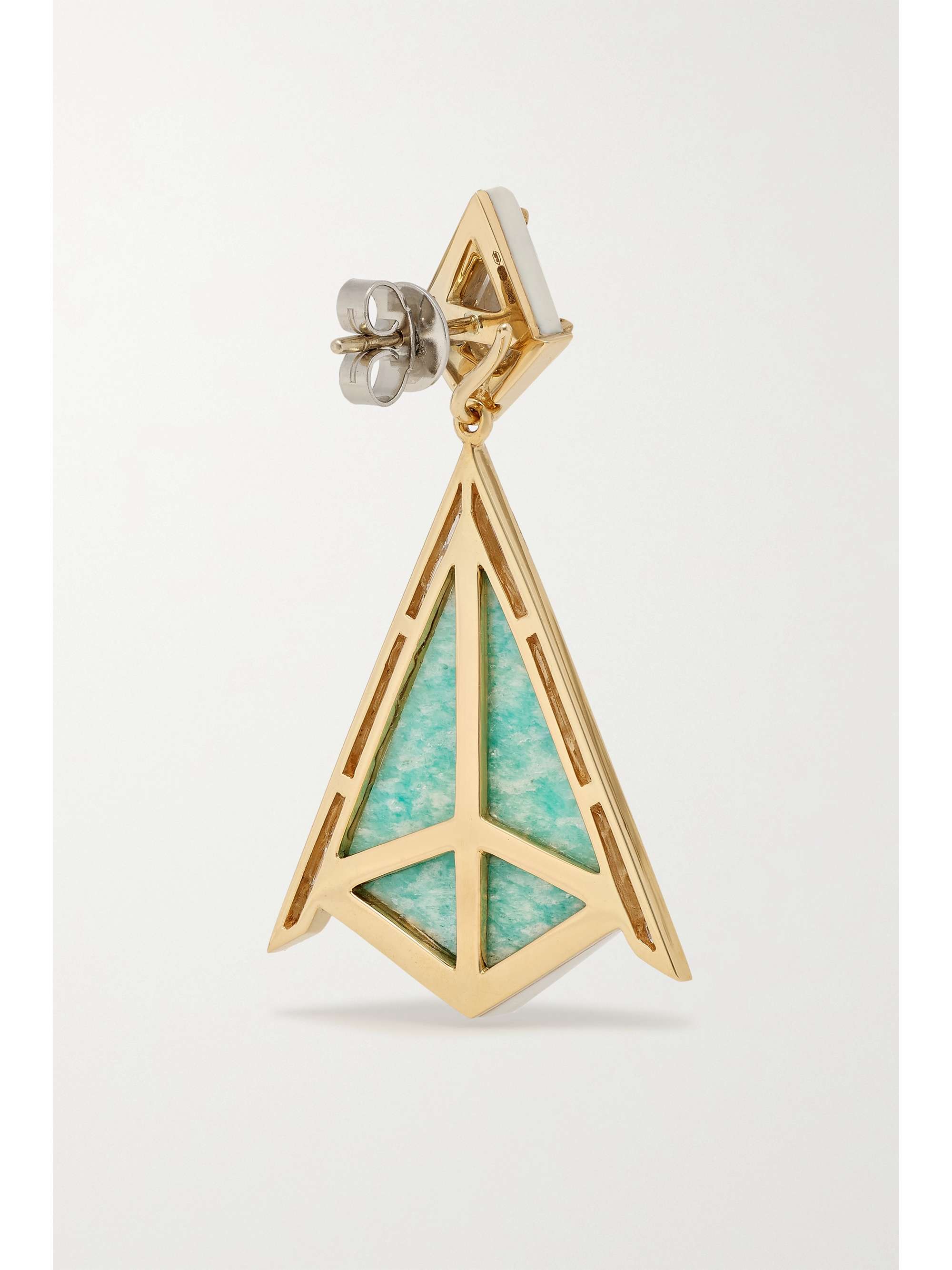 EMILY P. WHEELER + NET SUSTAIN Twinkle 18-karat recycled gold, enamel and multi-stone earrings