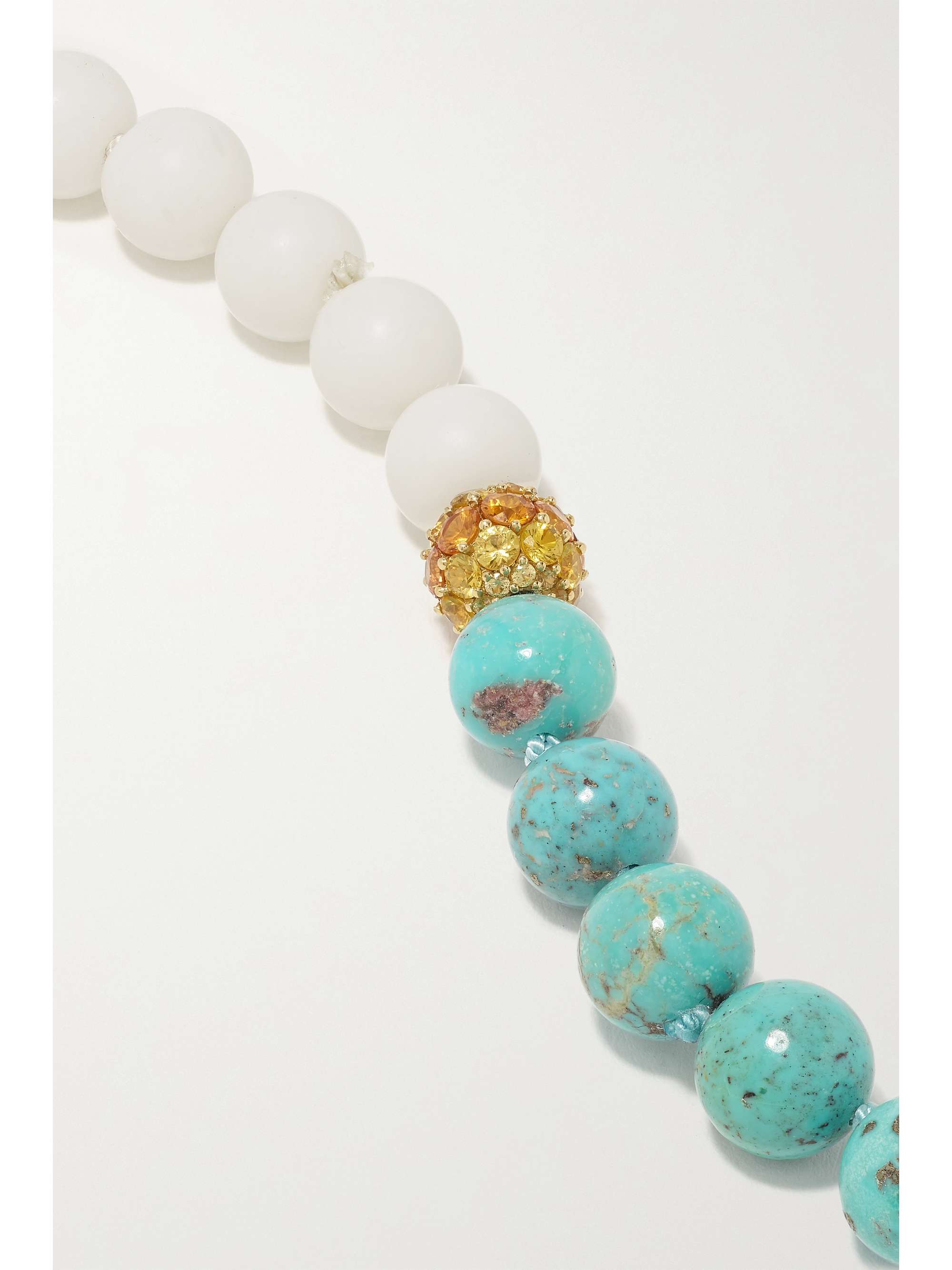 EMILY P. WHEELER + NET SUSTAIN 18-karat recycled gold multi-stone necklace