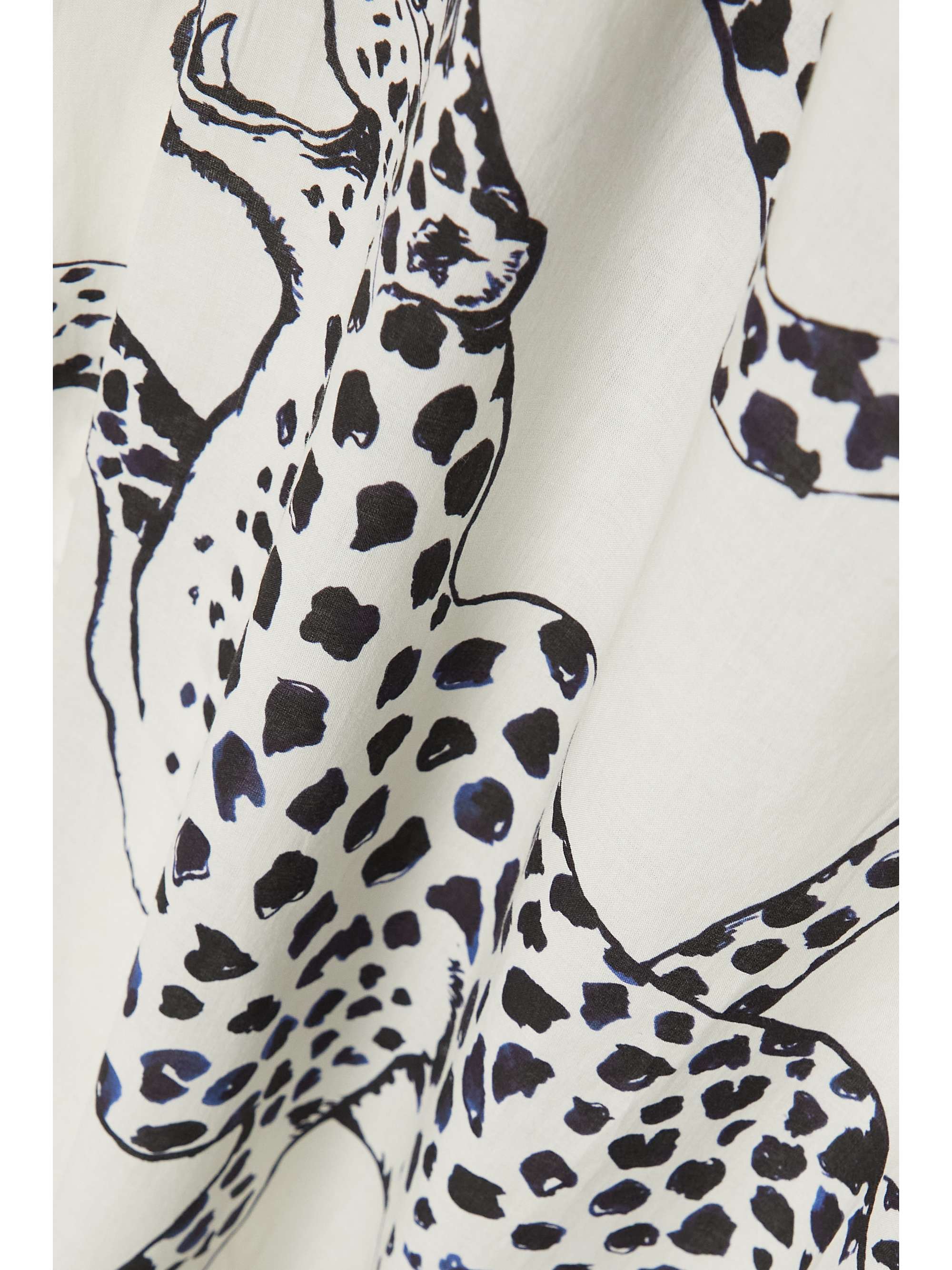 DESMOND & DEMPSEY Printed cotton-voile nightdress