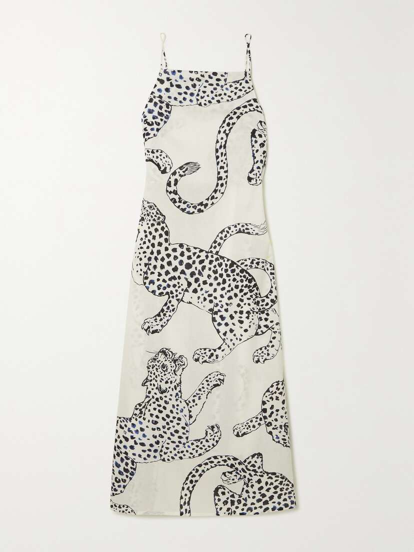 Desmond & Dempsey + Net Sustain Printed Organic Cotton-voile Nightdress