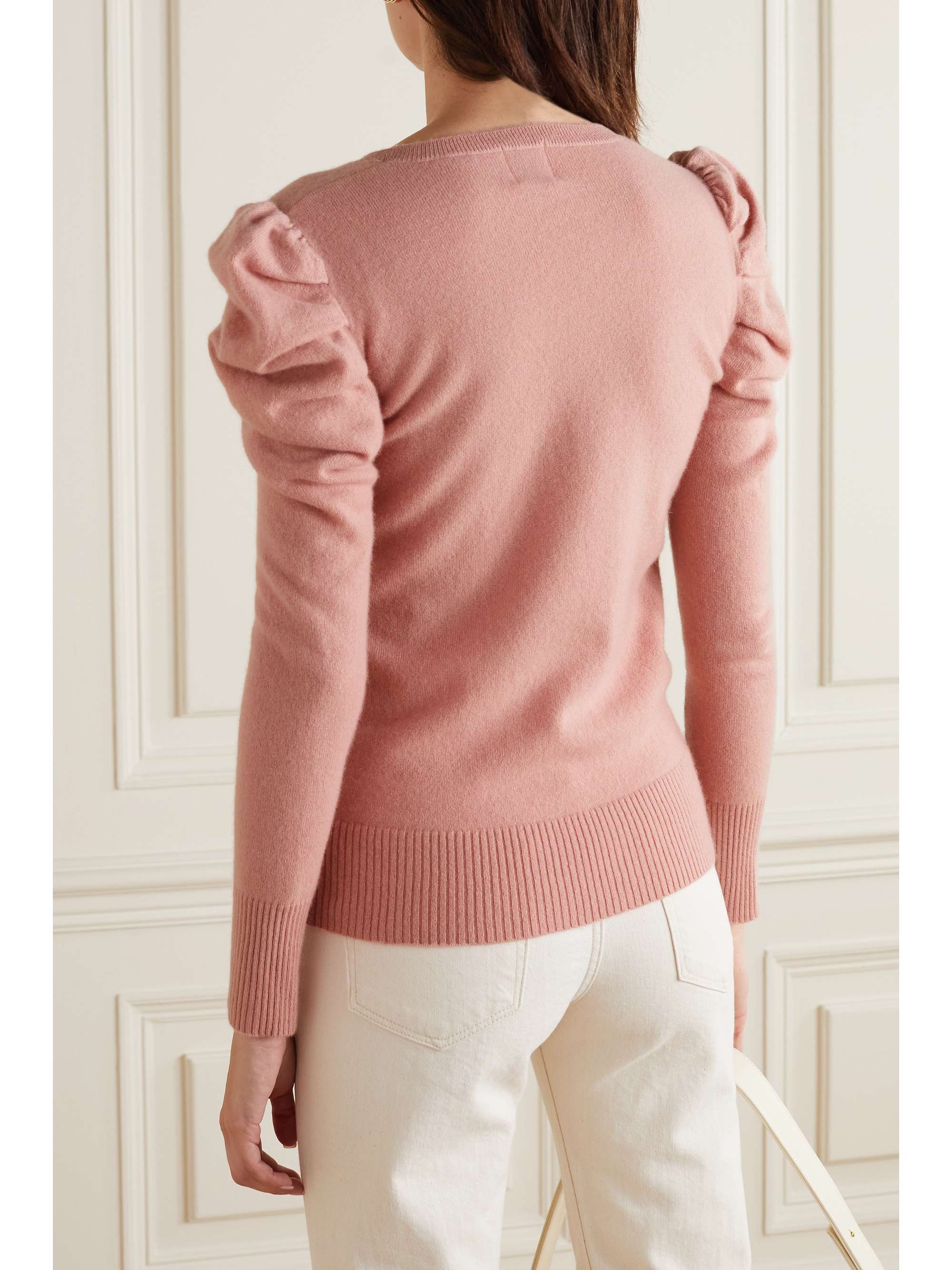 MADELEINE THOMPSON Zermatt ruched cashmere sweater
