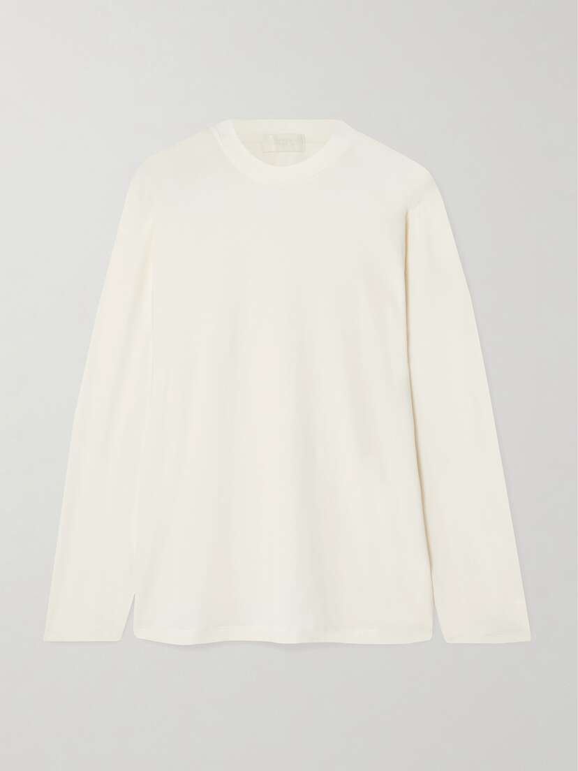 Skims Boyfriend Stretch-modal And Cotton-blend Jersey T-shirtarble