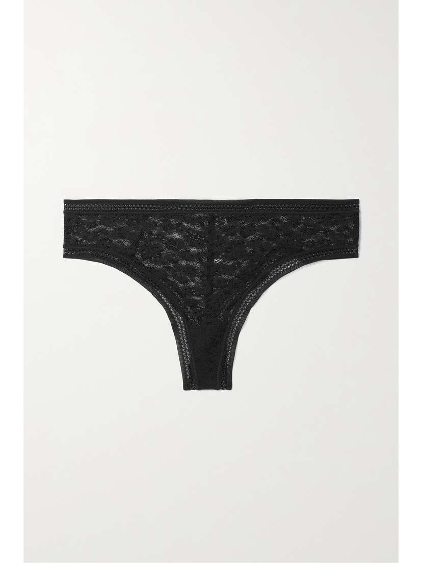 Eres Vigne Stretch-leavers Lace Thong