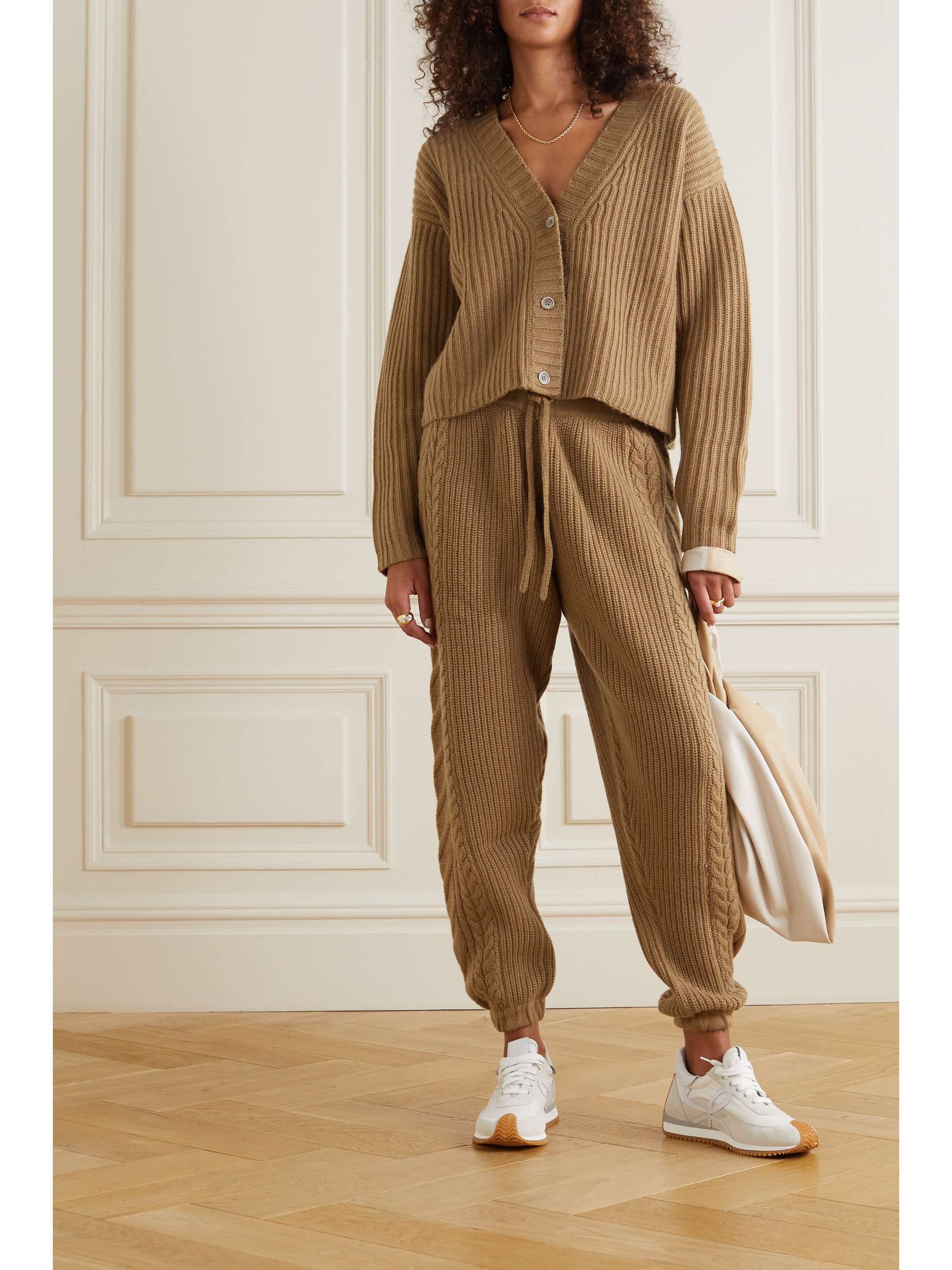 MADELEINE THOMPSON Champery ribbed wool and cashmere-blend cardigan
