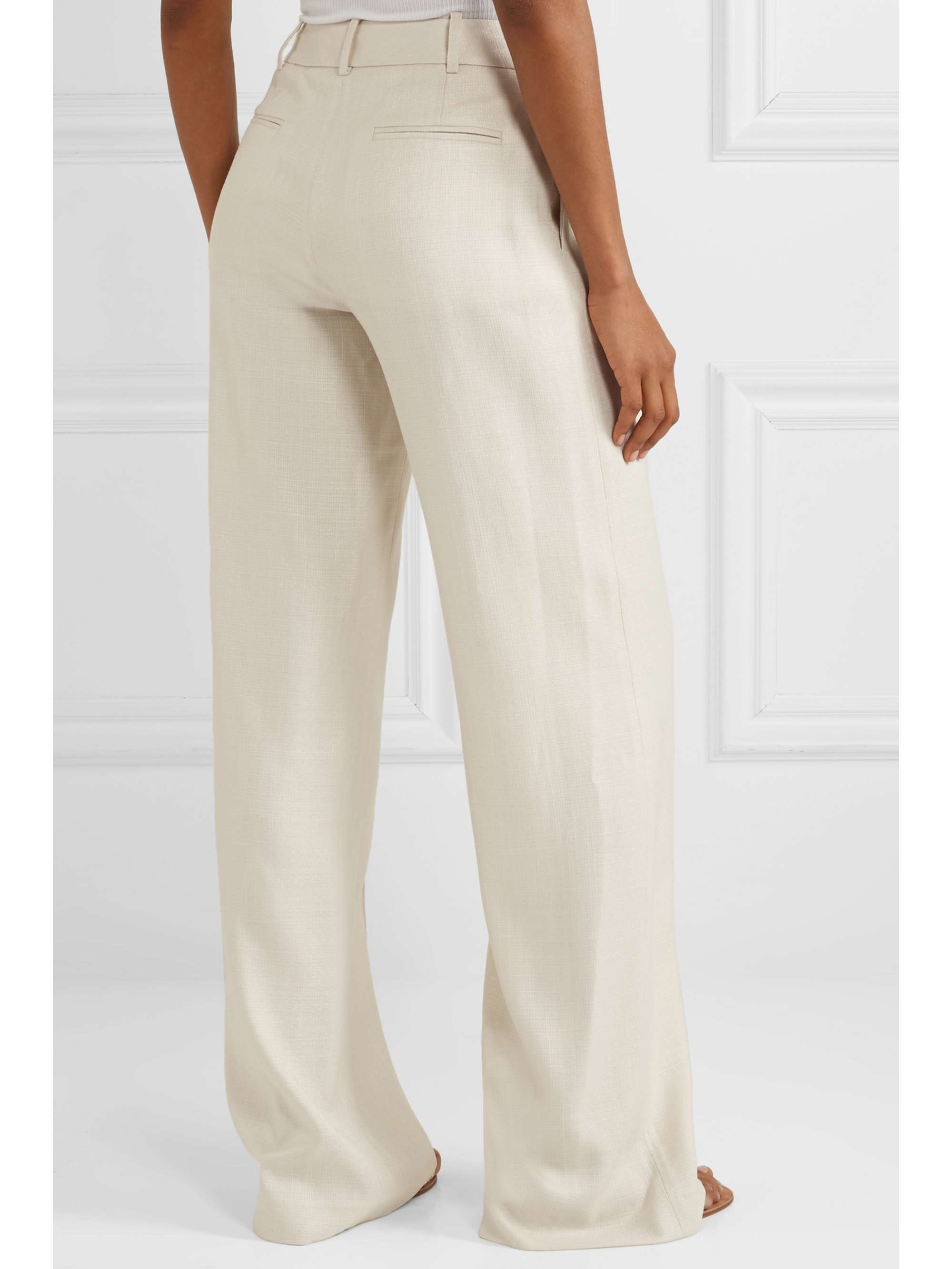 ADAM LIPPES Canvas wide-leg pants