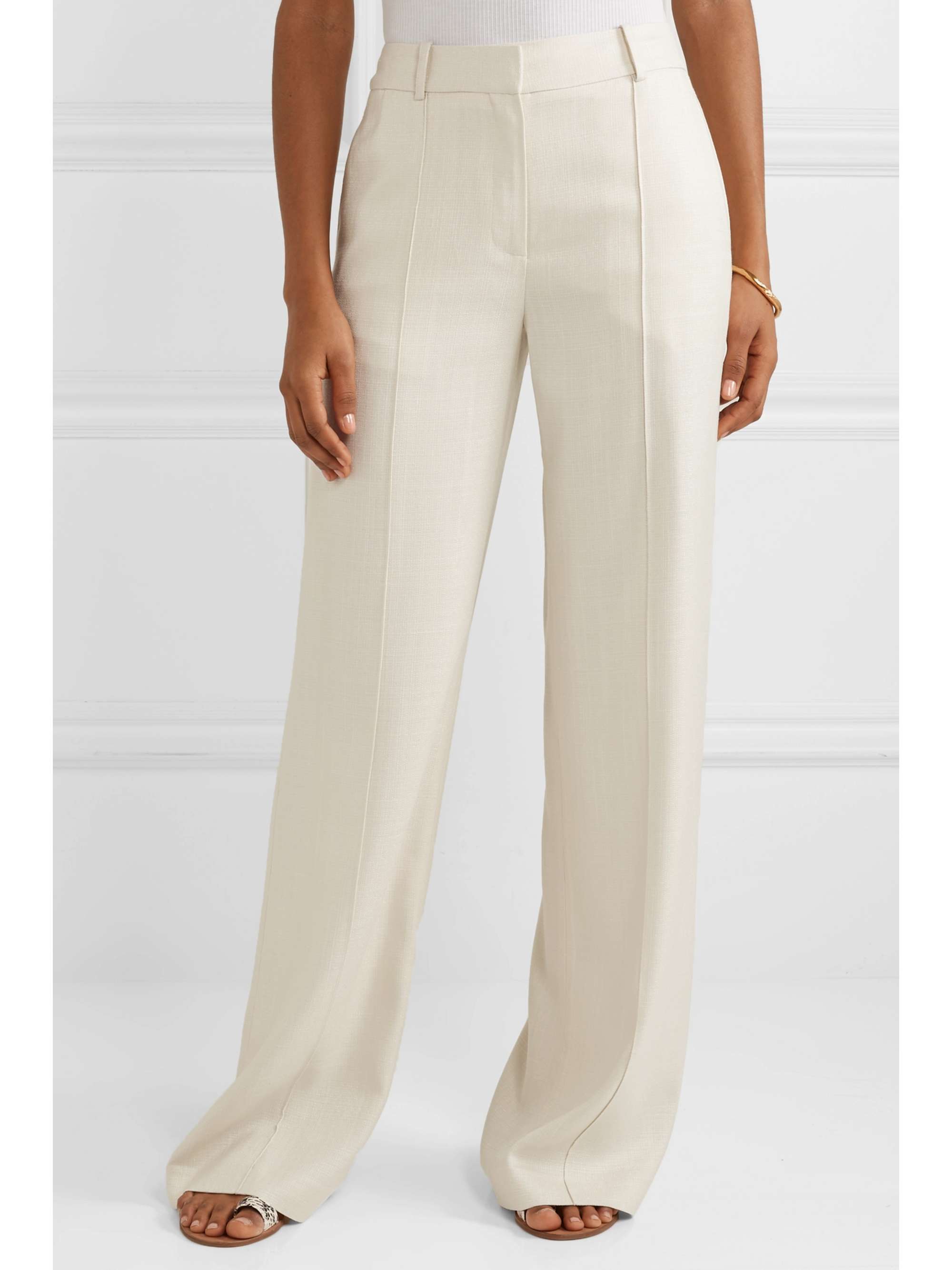 ADAM LIPPES Canvas wide-leg pants