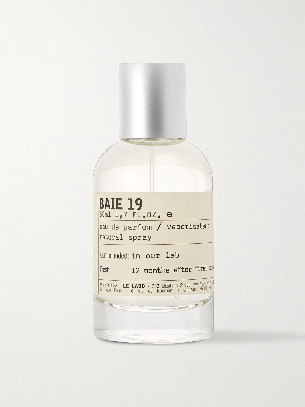 LE LABO EAU DE PARFUM - BAIE 19, 50ML