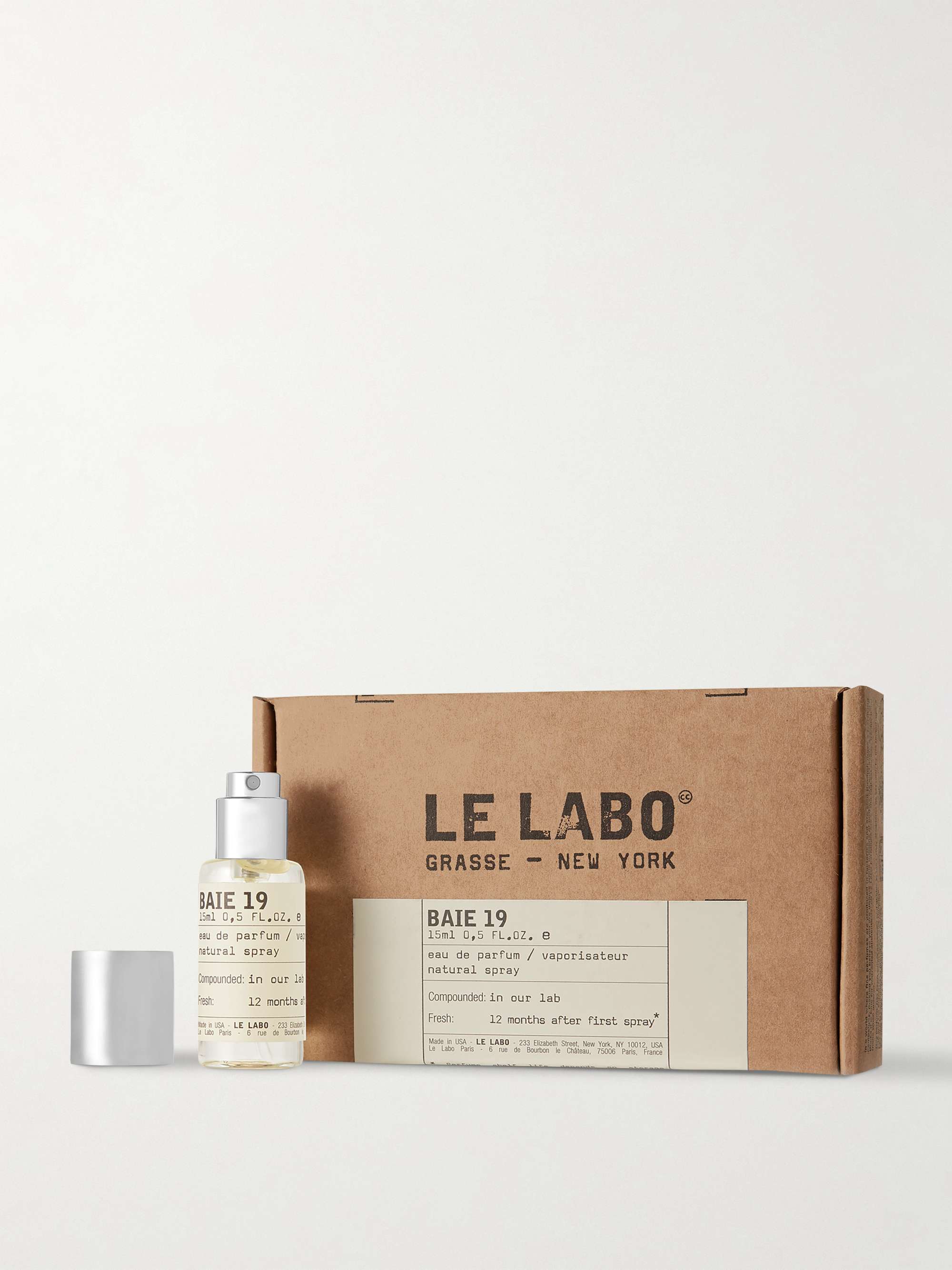 LE LABO Eau de parfum Baie 19, 15 ml
