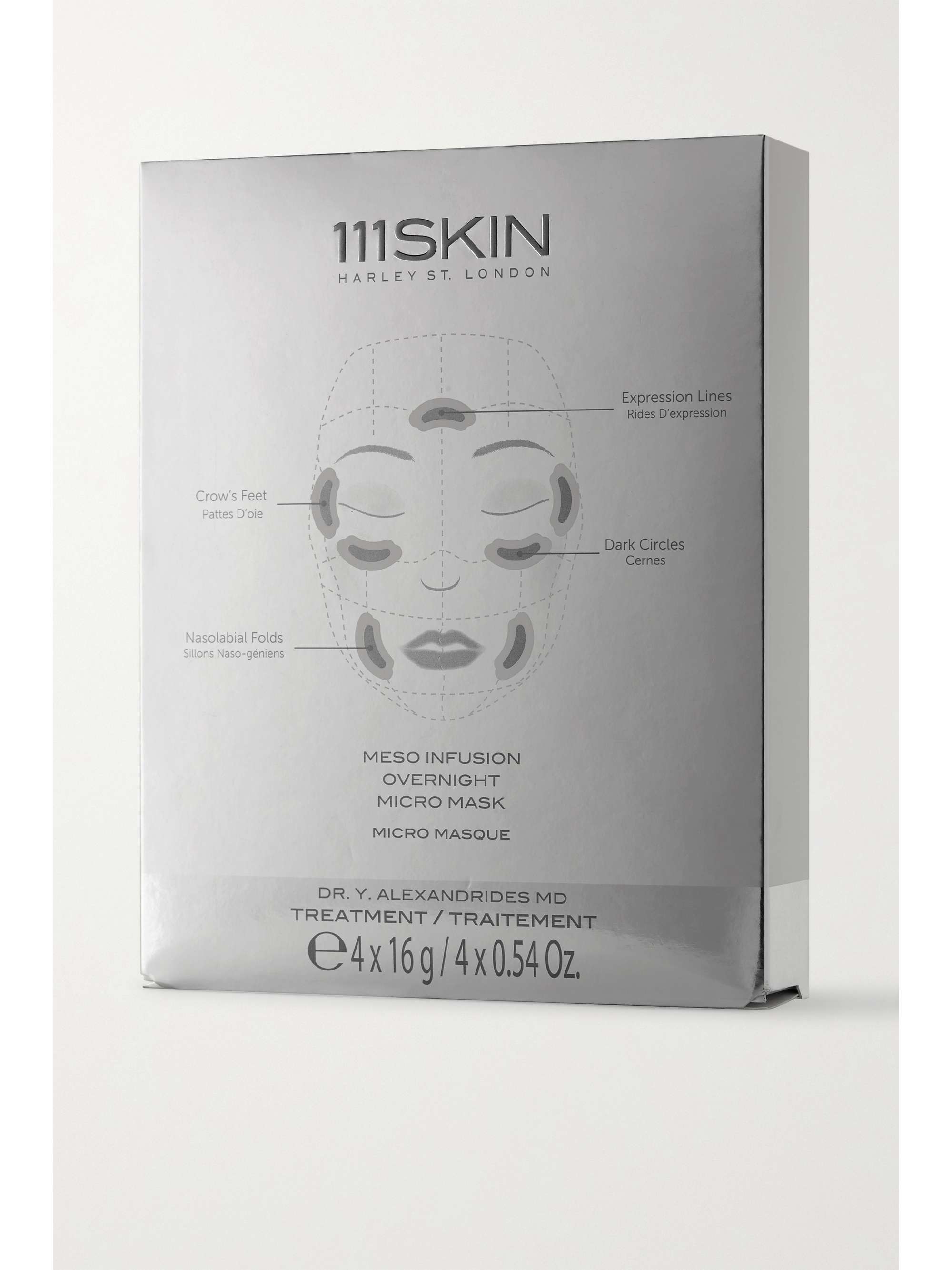 111SKIN Meso Infusion Overnight Micro Mask x 4