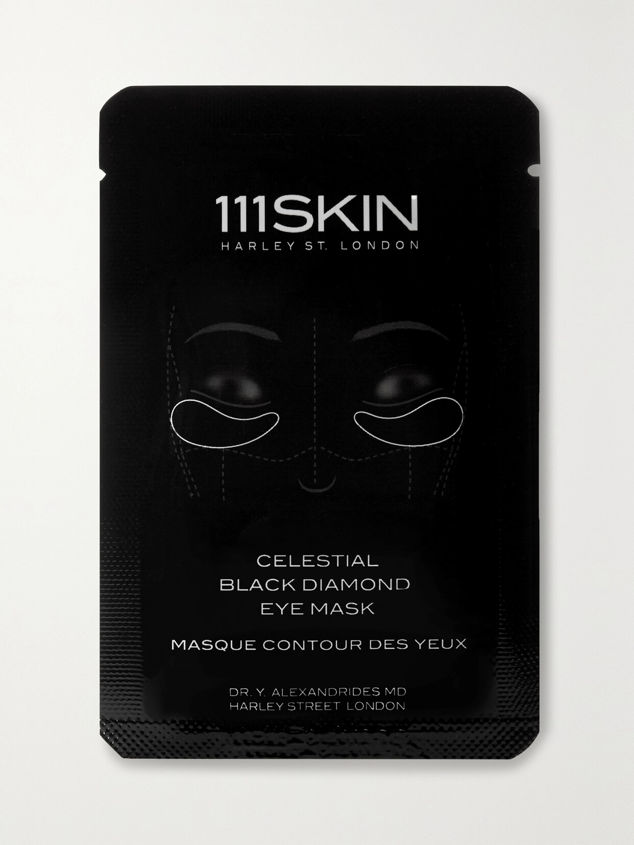 111SKIN - Celestial Black Diamond Eye Mask X 8 - one size