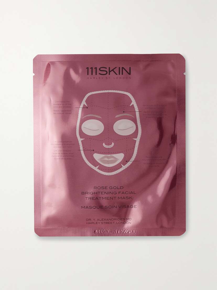 111SKIN Rose Gold Brightening Facial Treatment Mask, 5 X 30ml