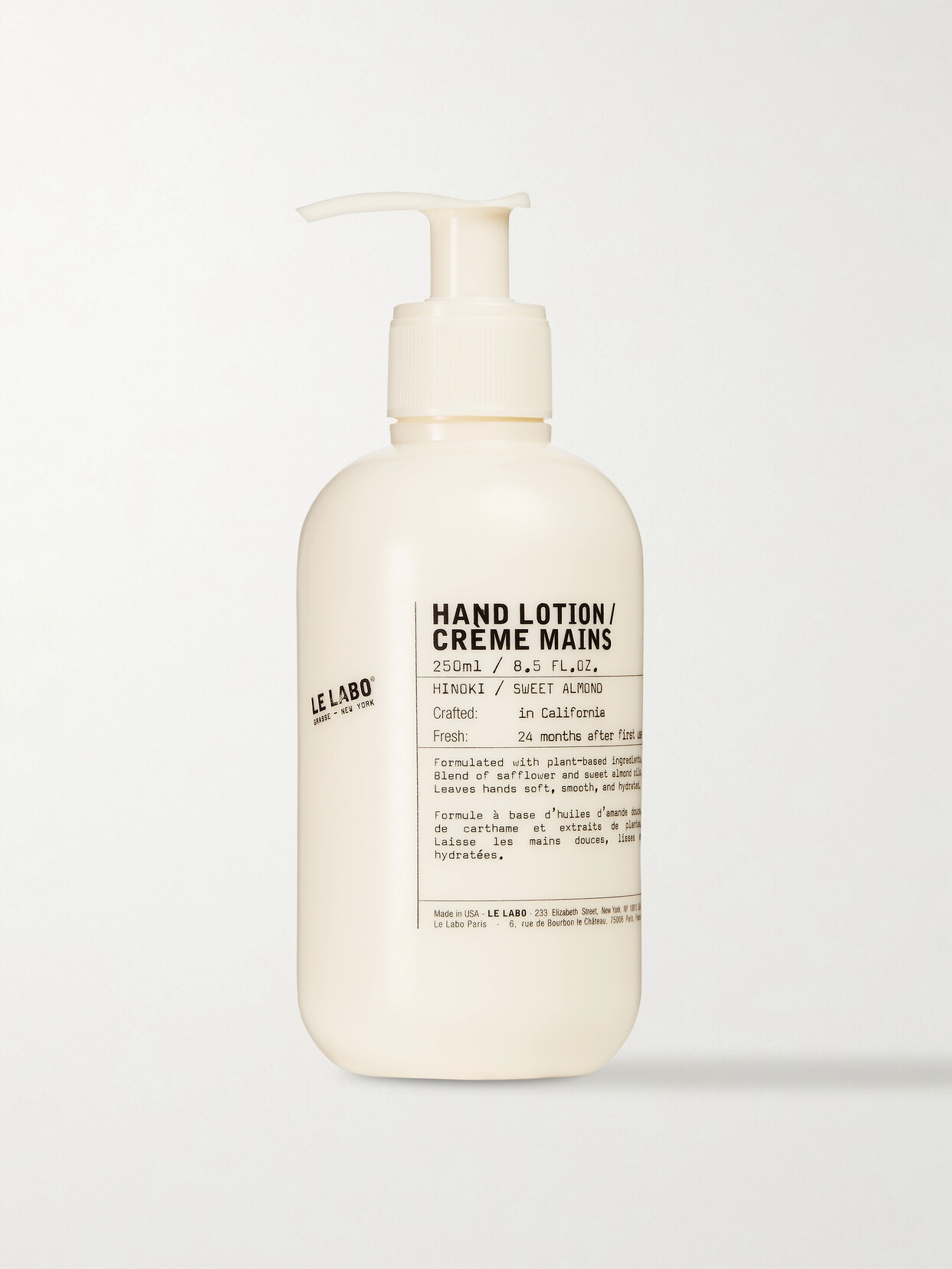 LE LABO HINOKI HAND LOTION, 250ML