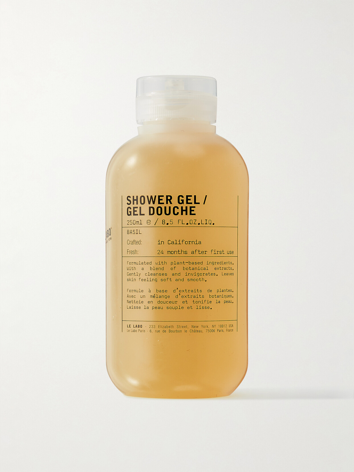 LE LABO BASIL SHOWER GEL, 250ML