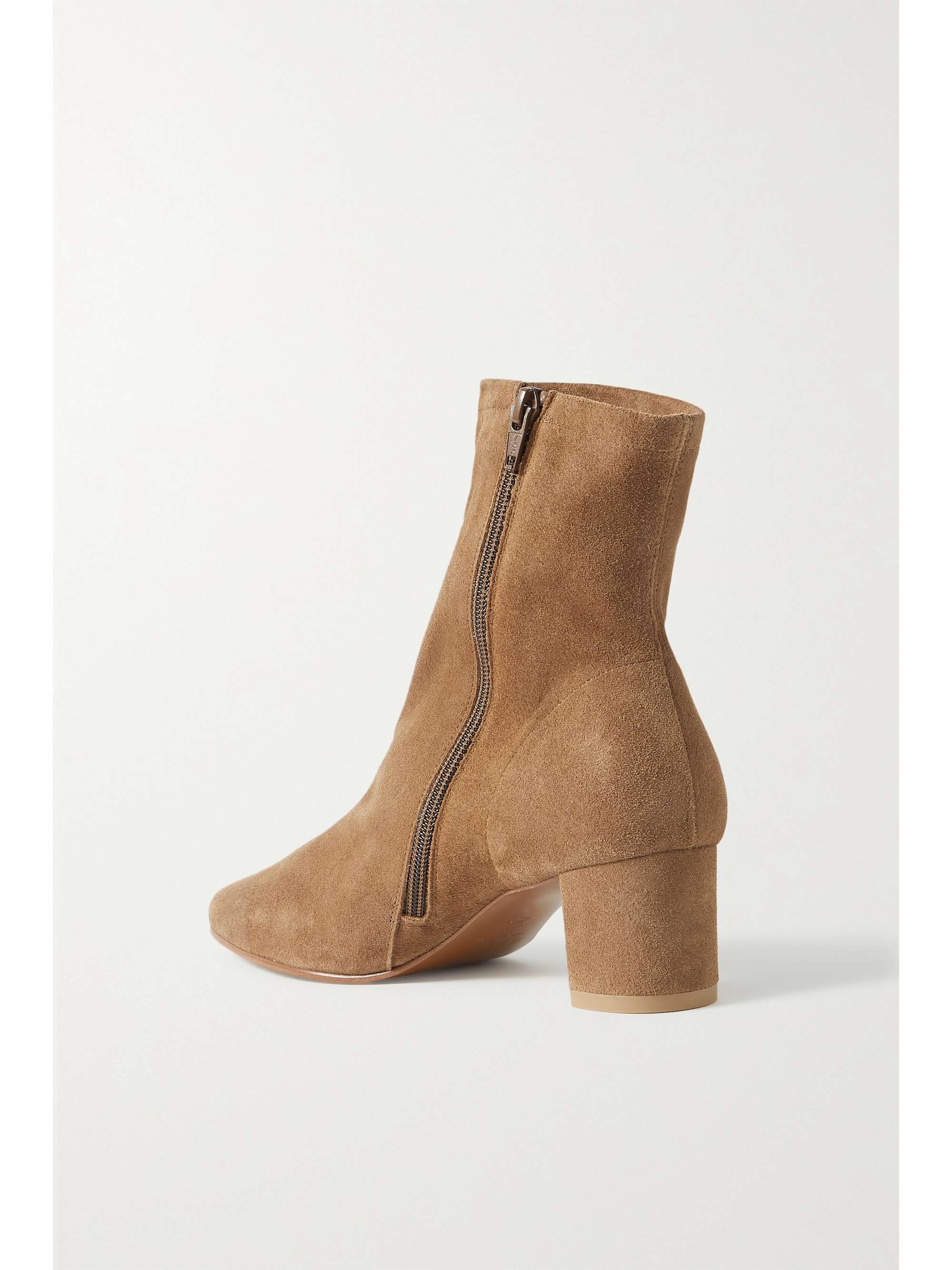 BY FAR Sofia suede ankle boots