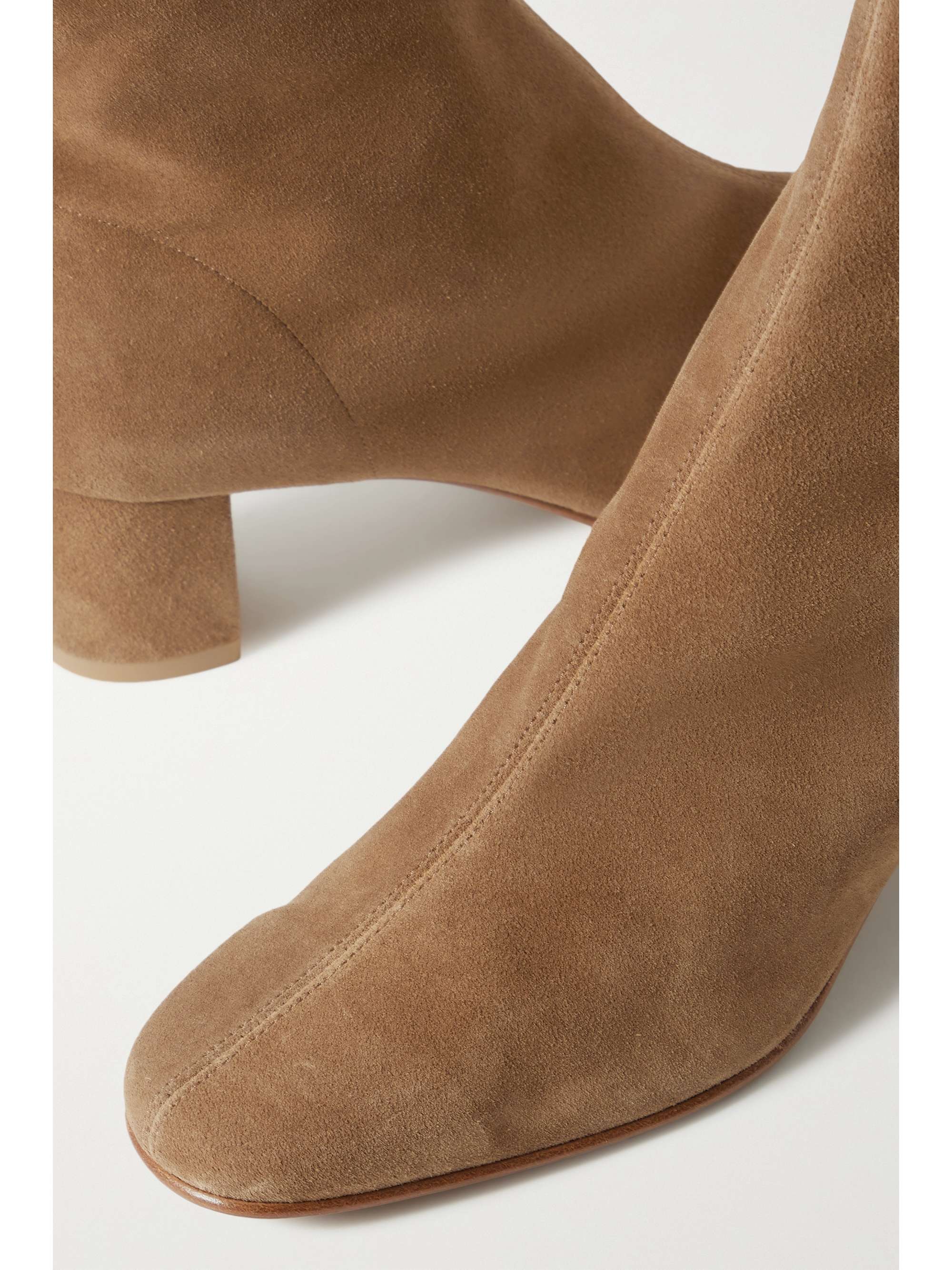 BY FAR Sofia suede ankle boots