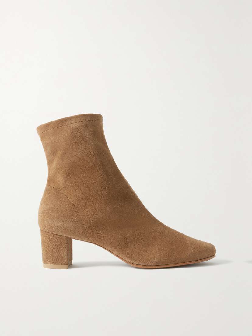 BY FAR Sofia Suede Ankle Boots