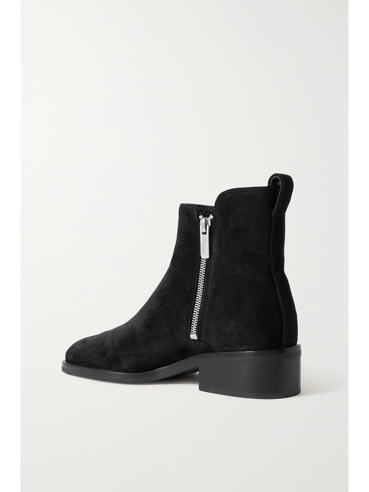 Shop 3.1 Phillip Lim Alexa Suede Ankle Boots In Black
