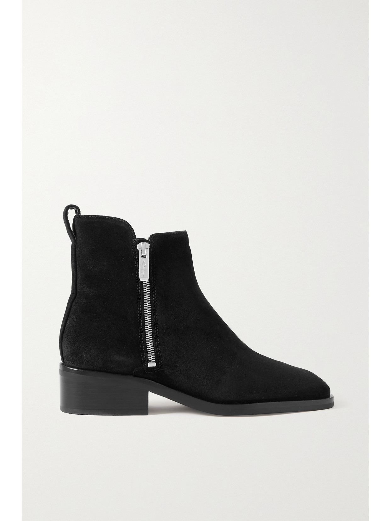 Shop 3.1 Phillip Lim Alexa Suede Ankle Boots In Black